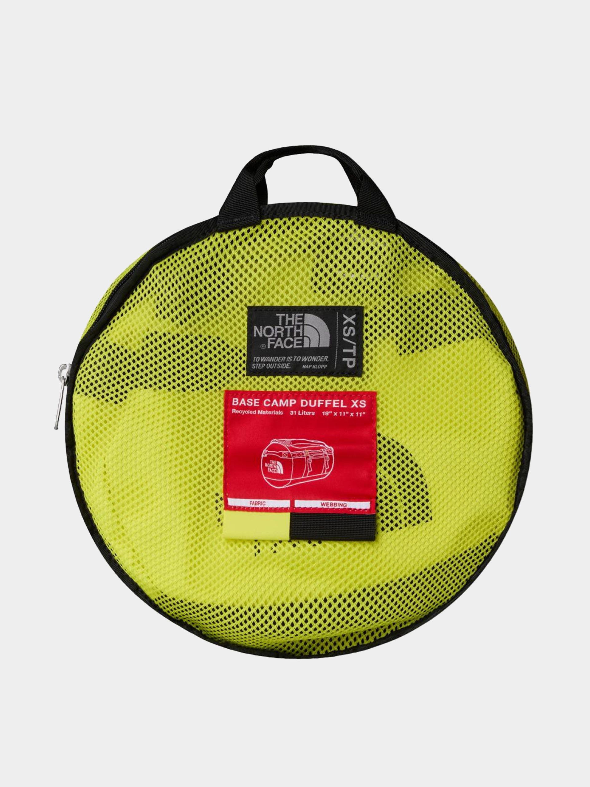Taška The North Face Base Camp Duffel XS (sulphurspringgn/tnfblack)