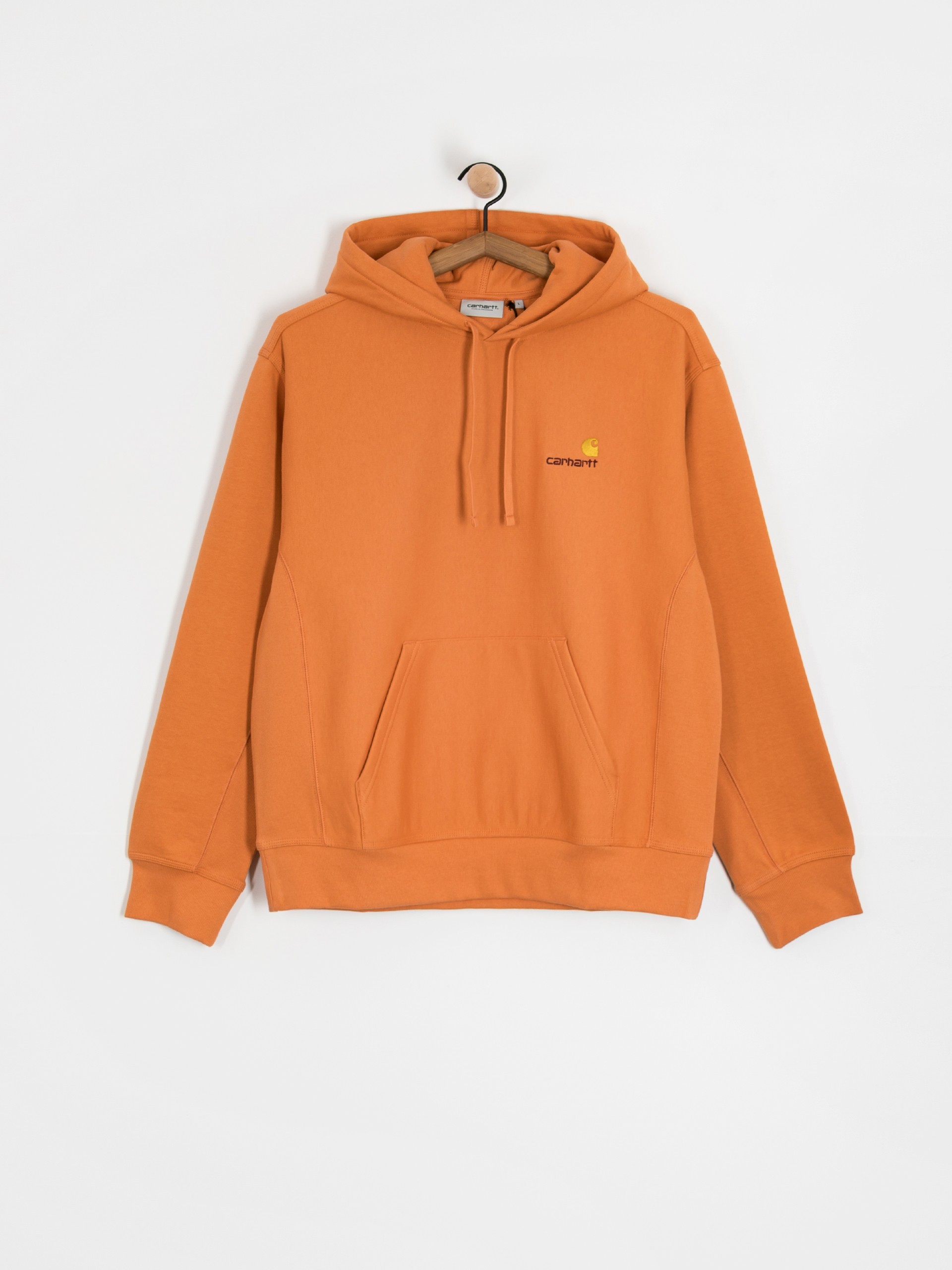 Mikina s kapucí Carhartt WIP American Script HD (redhaven)