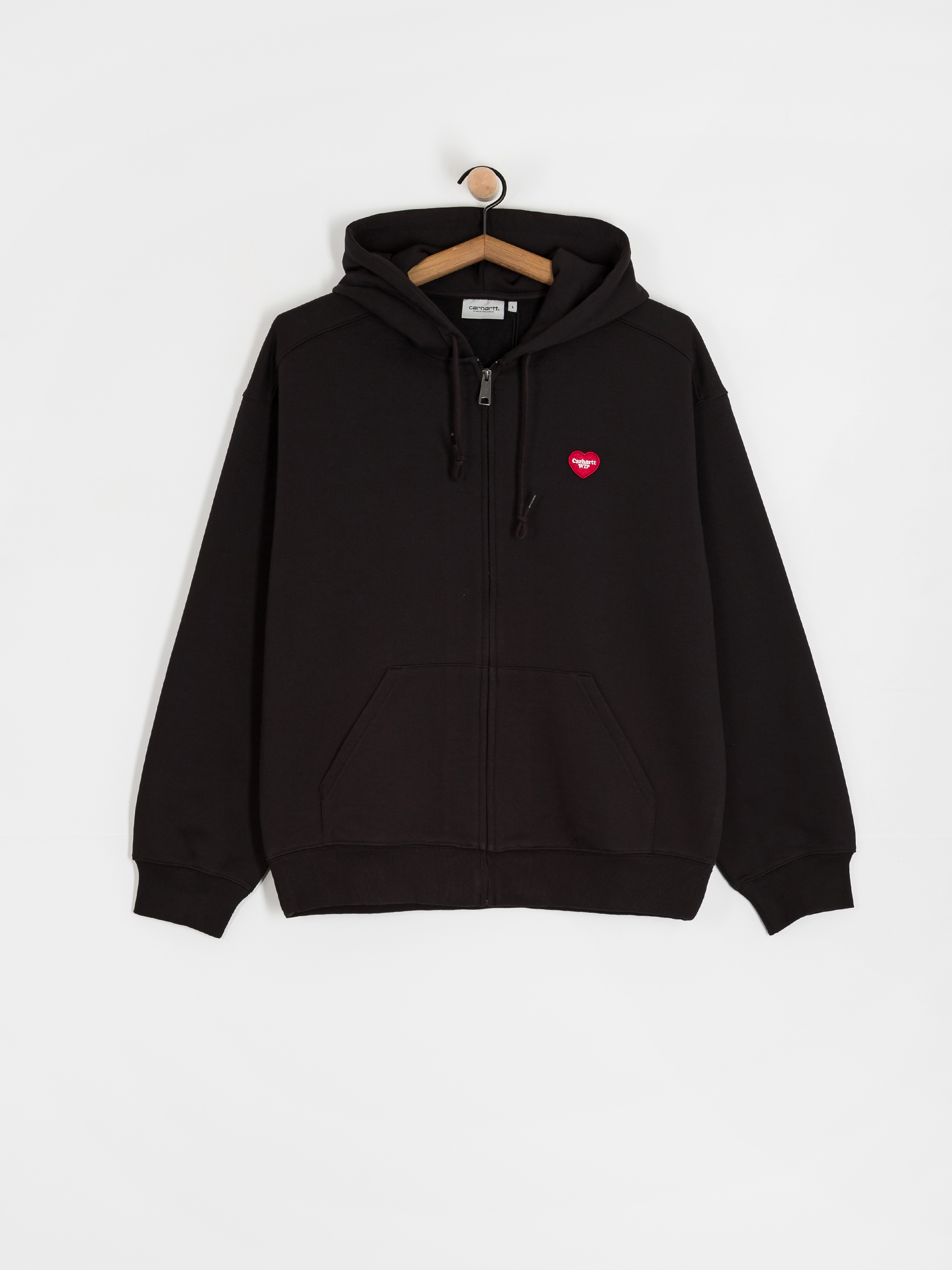 Mikina s kapucu00ed Carhartt WIP Heart II Hartt ZHD (black)