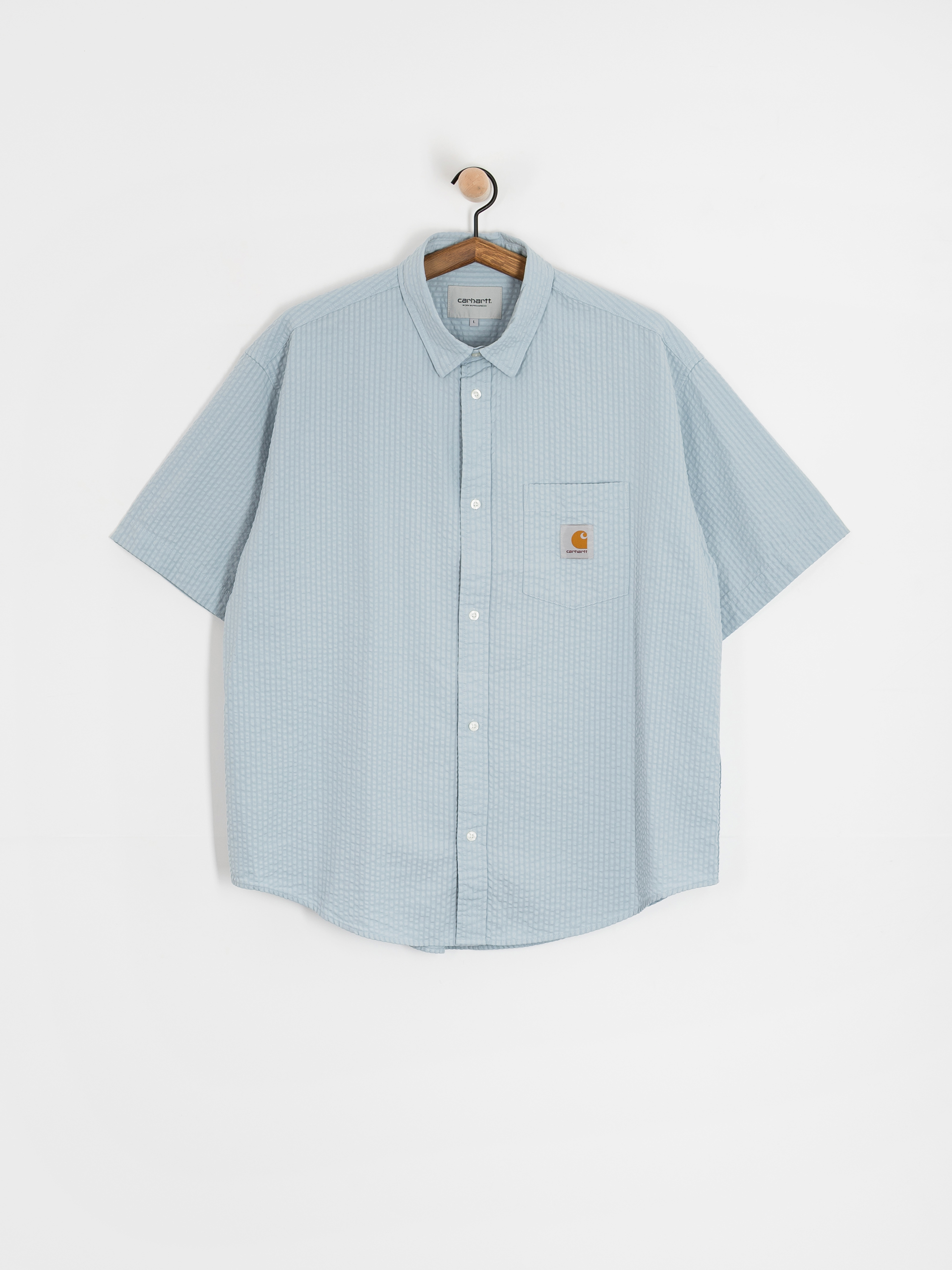 Košile Carhartt WIP Toland (toland stripe/blue fog)