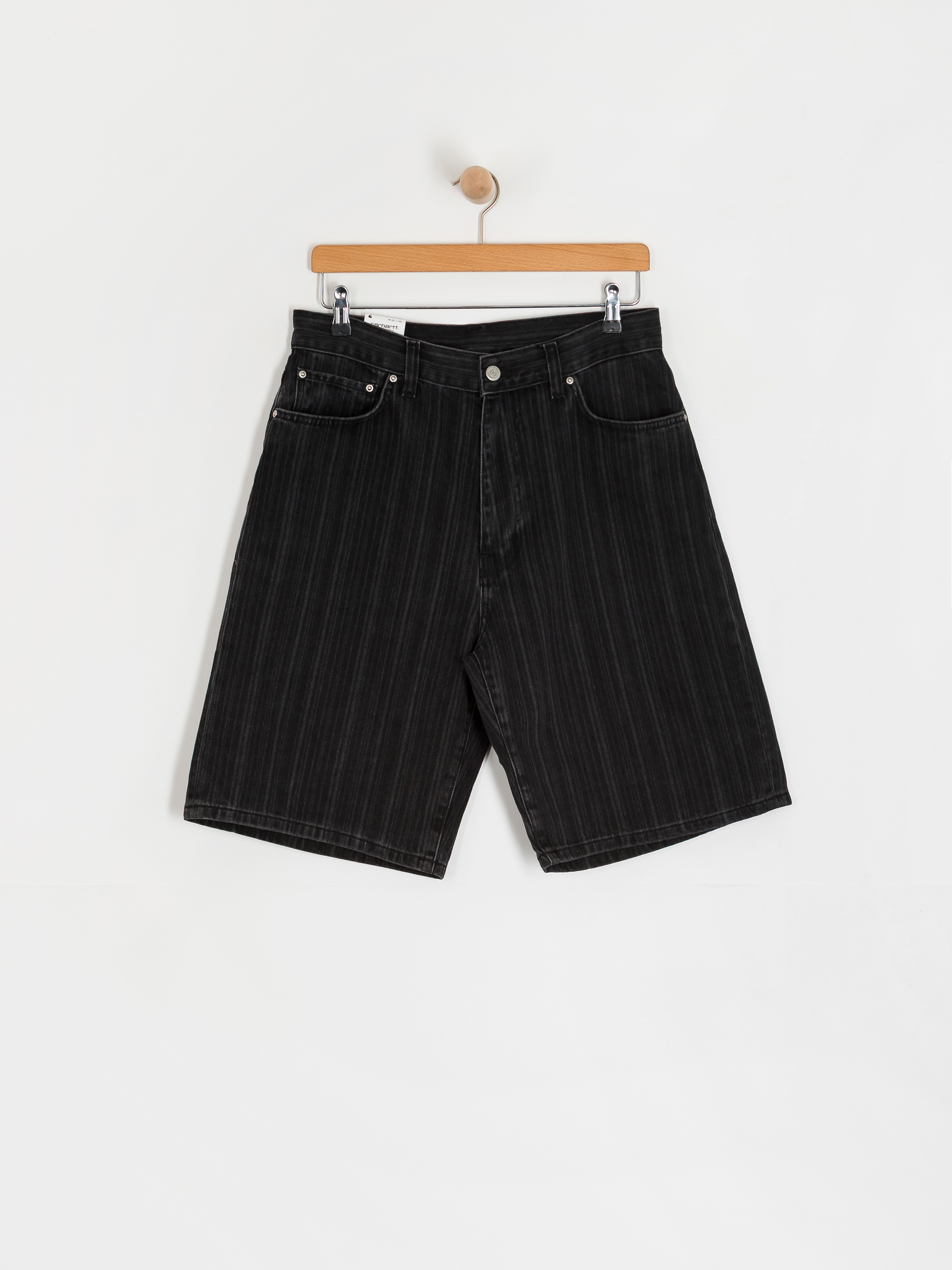 Kraťasy Carhartt WIP Rylan (rylan stripe/black/stone washed)