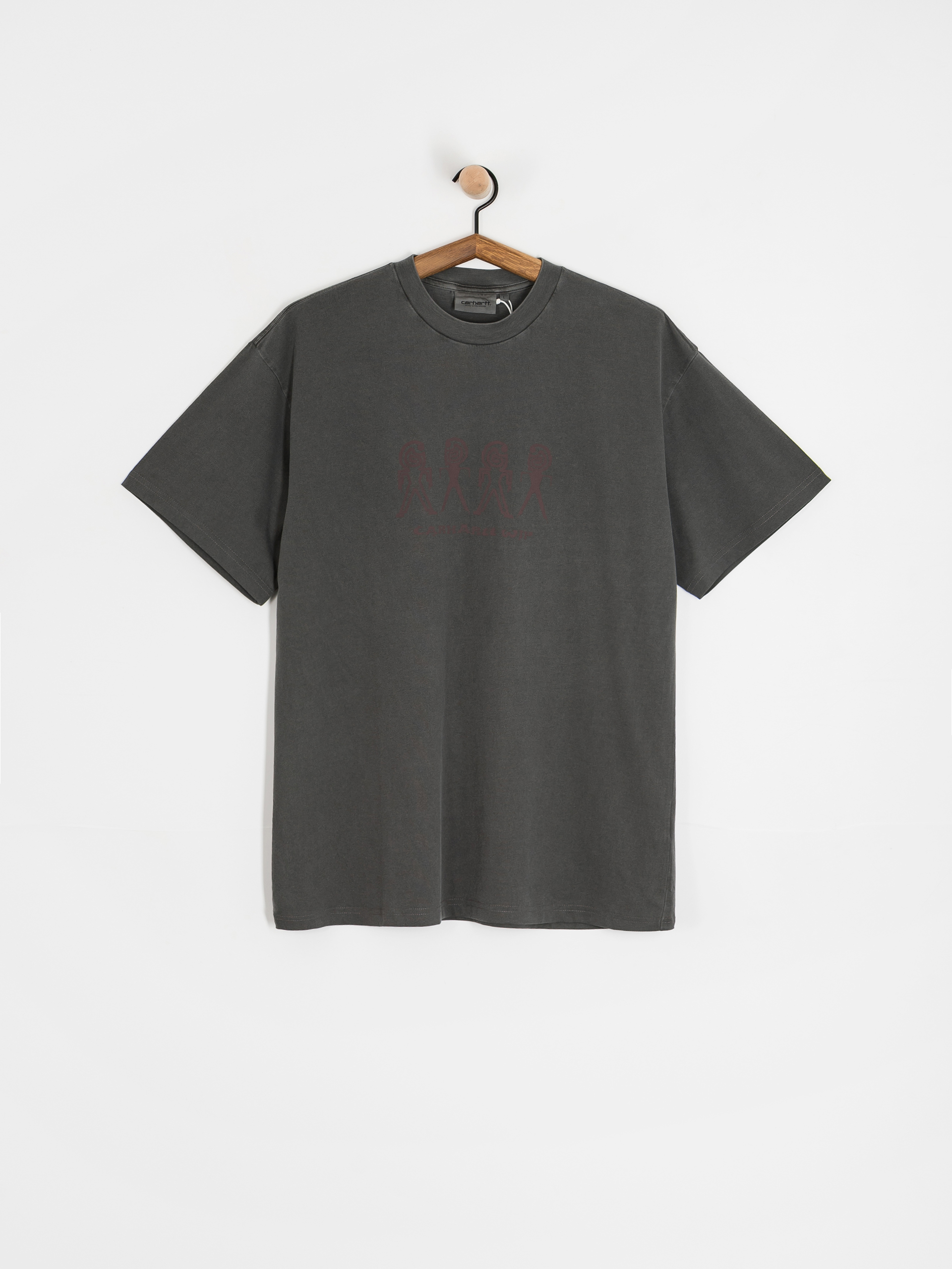 Tričko Carhartt WIP Terrestrial (black/arbusta/pigment garment dyed)