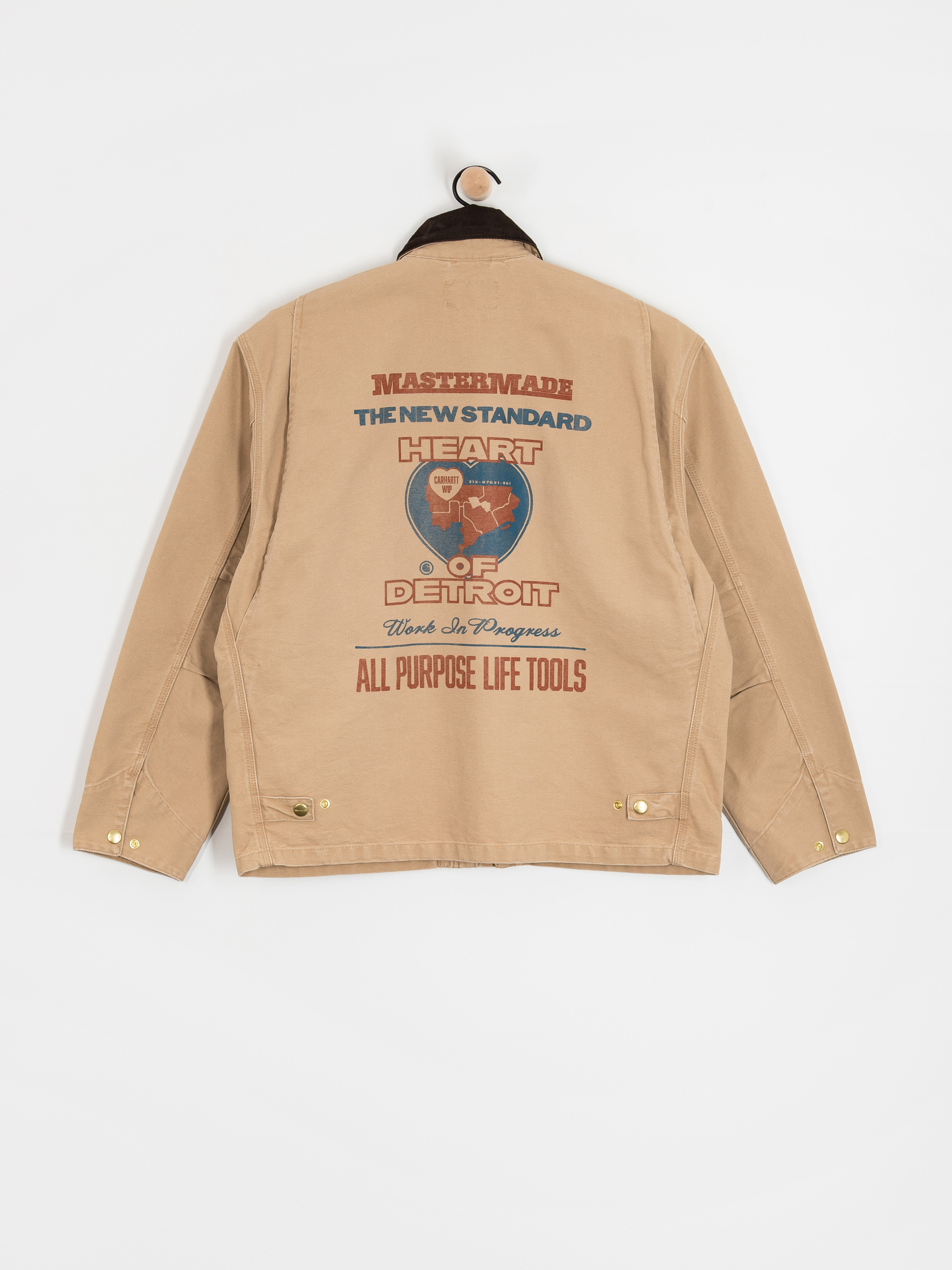 Bunda Carhartt WIP OG Arcan Graphic (dusty h brown/tobacco/heavy stone wash)