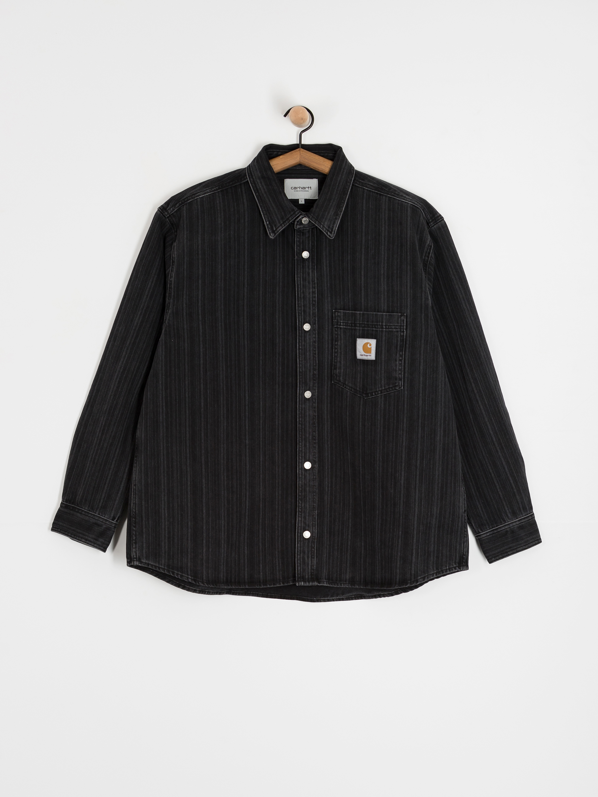 Bunda Carhartt WIP Rylan (rylan stripe/black/stone washed)