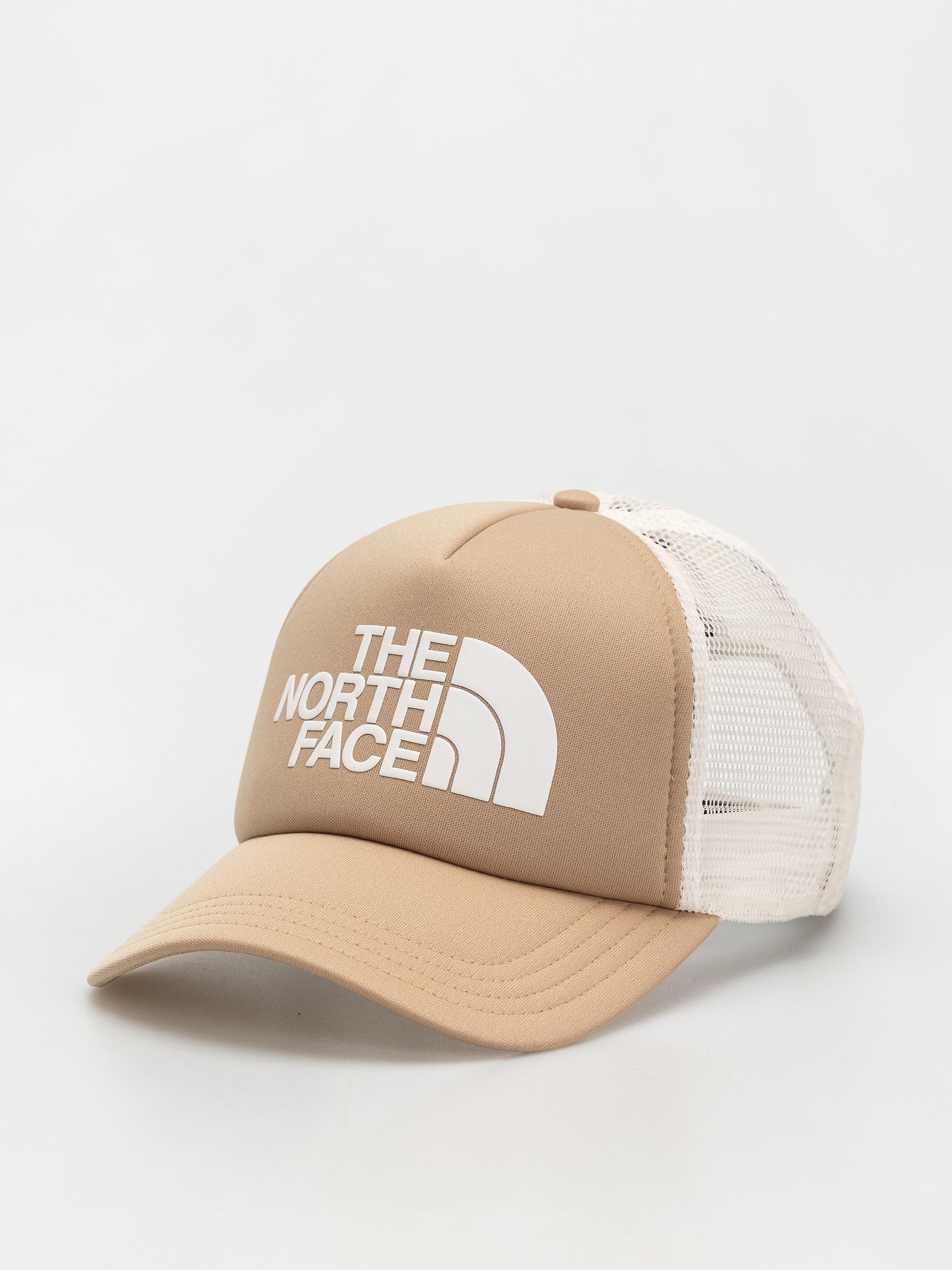 Kšiltovka  The North Face Tnf Logo Trucker (khaki stone/tnf white)