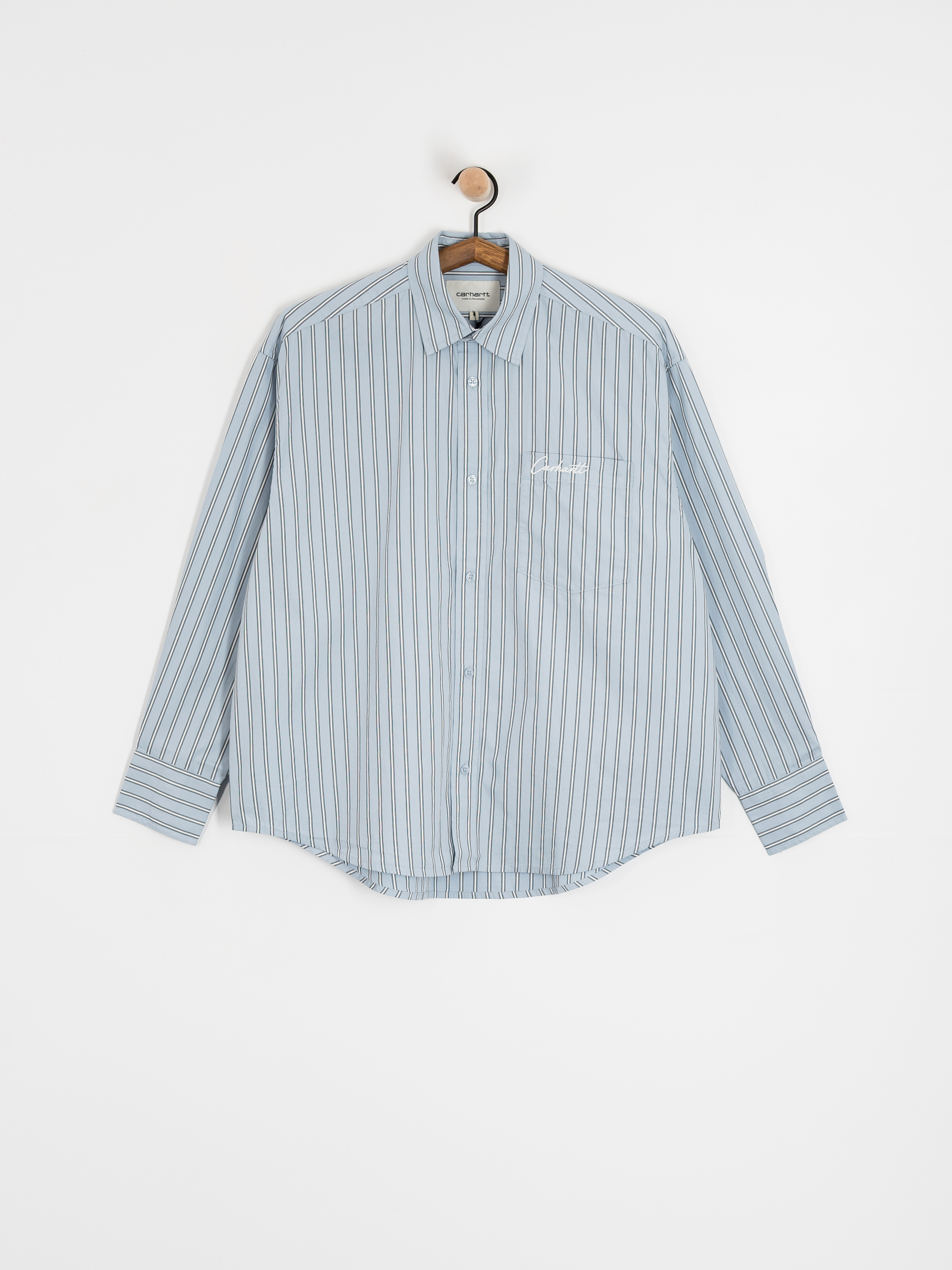 Košile Carhartt WIP Grimsby Wmn (grimsby stripe/blue fog)