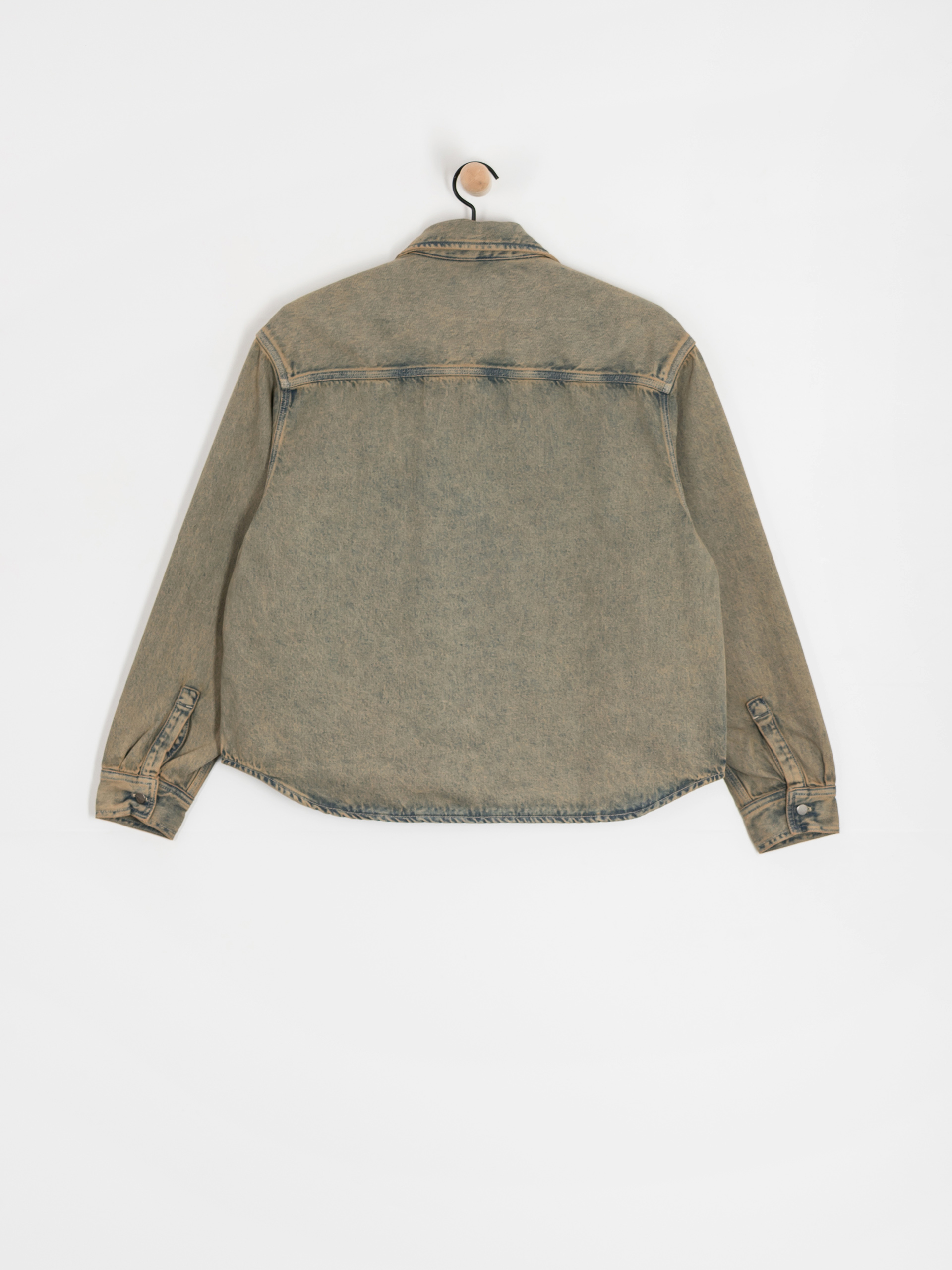 Bunda Carhartt WIP Georgia Wmn (blue/leather/garment dyed)