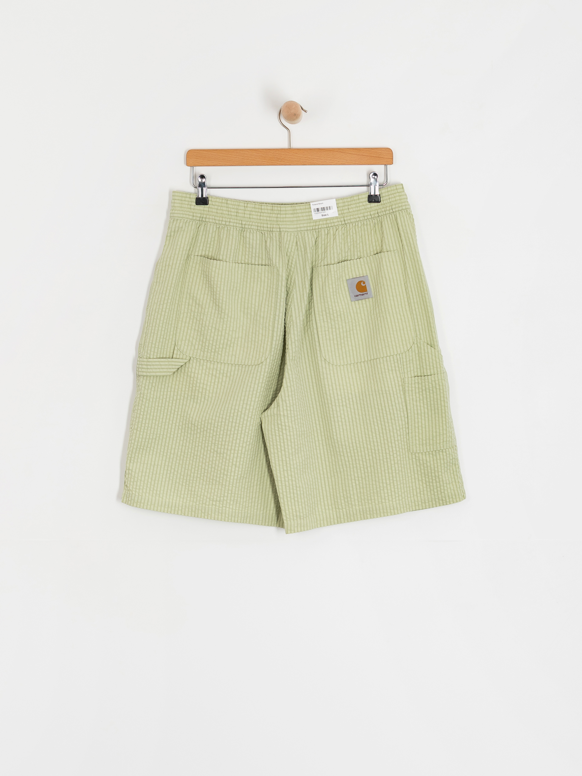 Kraťasy Carhartt WIP Toland (toland stripe/pale olive)