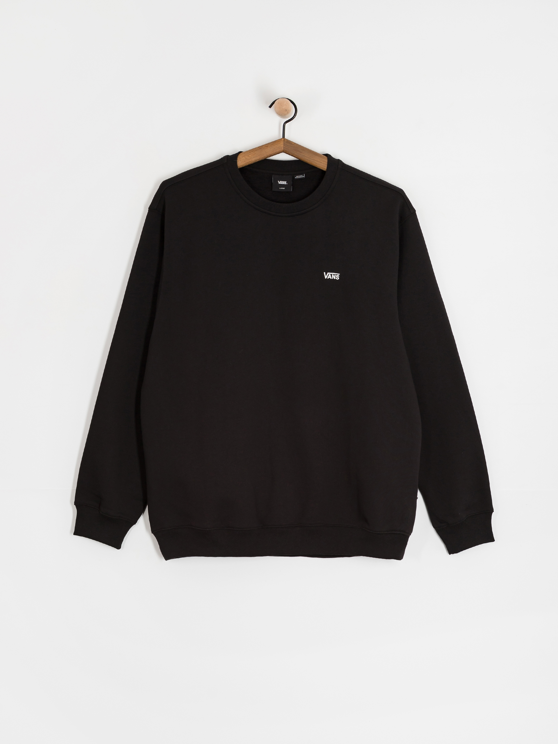 Mikina Vans Left Chest II Loose Crew (black)