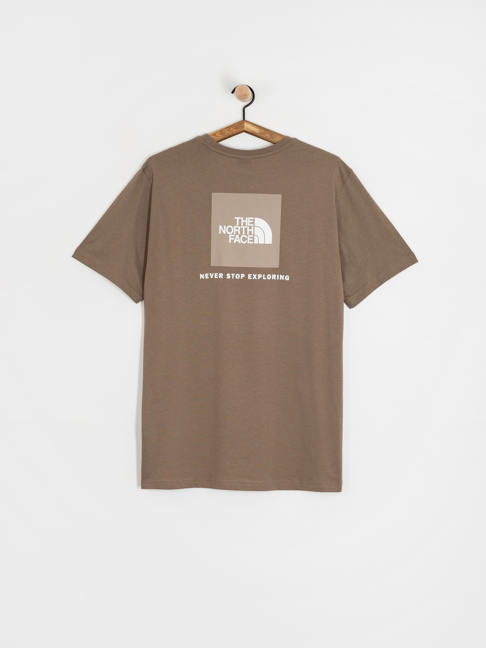Tričko The North Face Box Nse (mocha brown/mushroom gr)