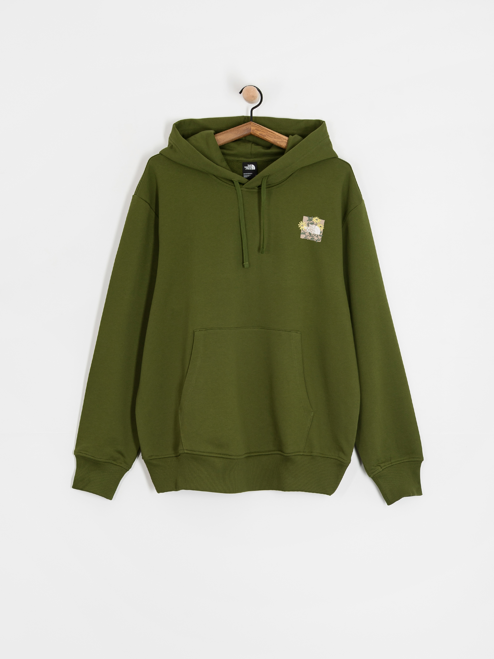 Mikina s kapucí The North Face Connect Relaxed Graphic HD (woodland green)