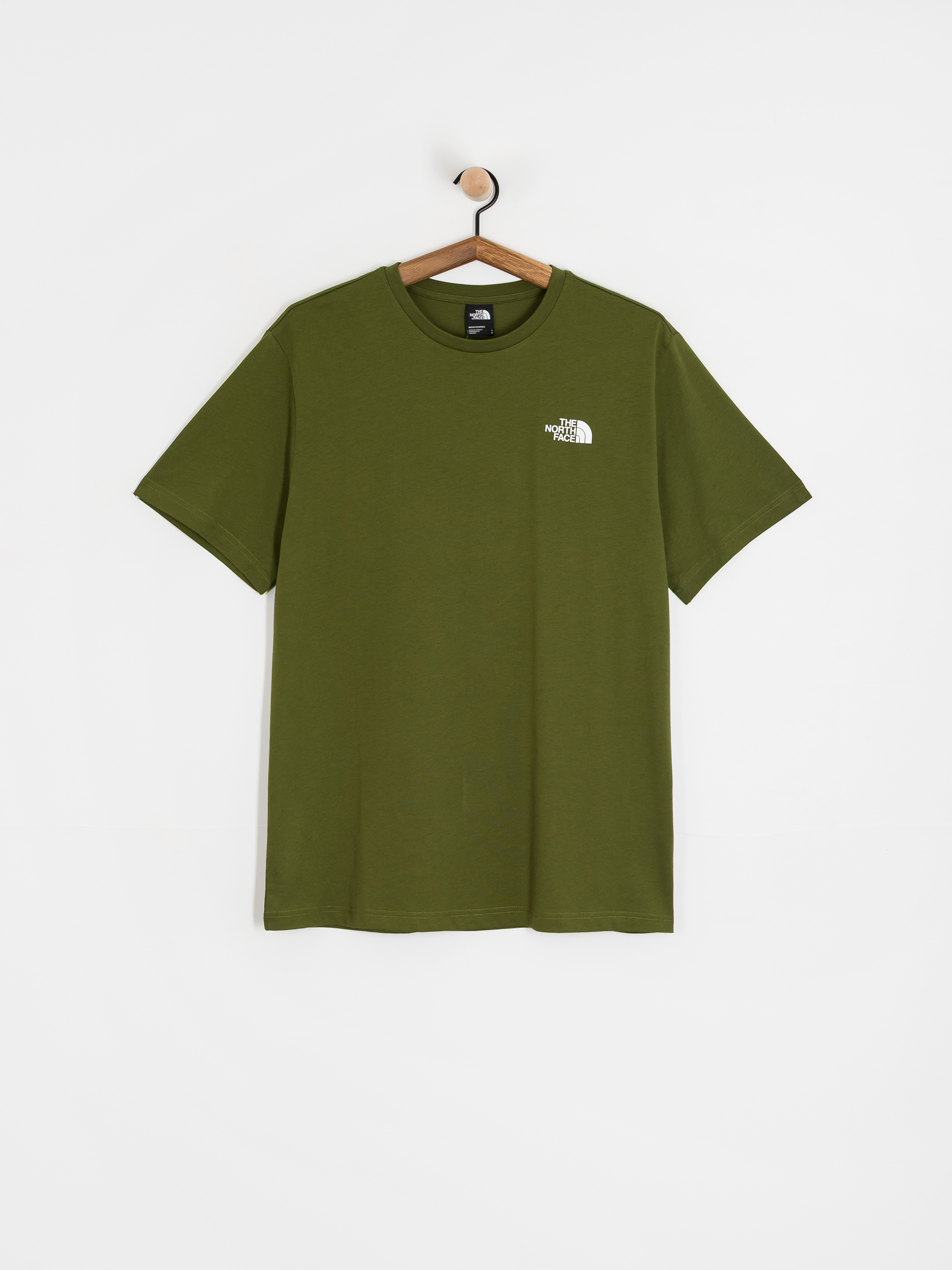 Tričko The North Face Box Nse (woodland green/tnf blac)