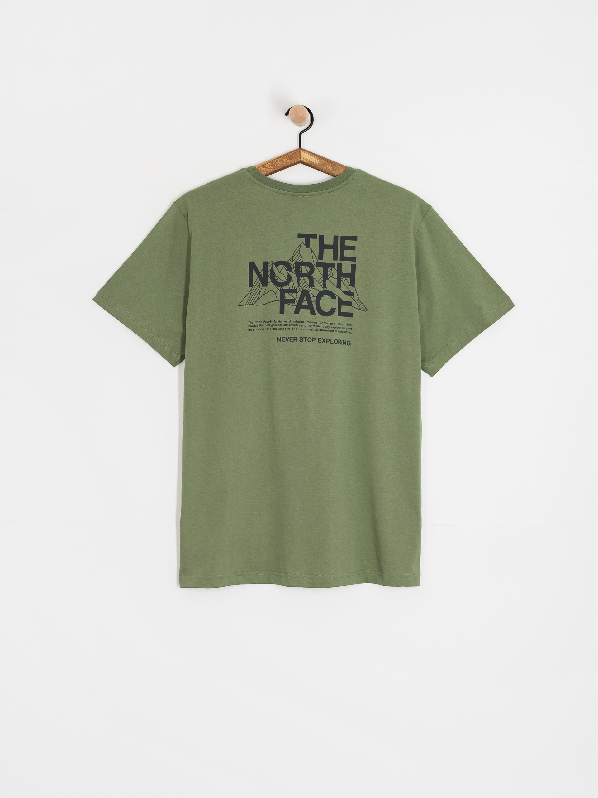 Tričko The North Face Mountain Sketch (bark mist)