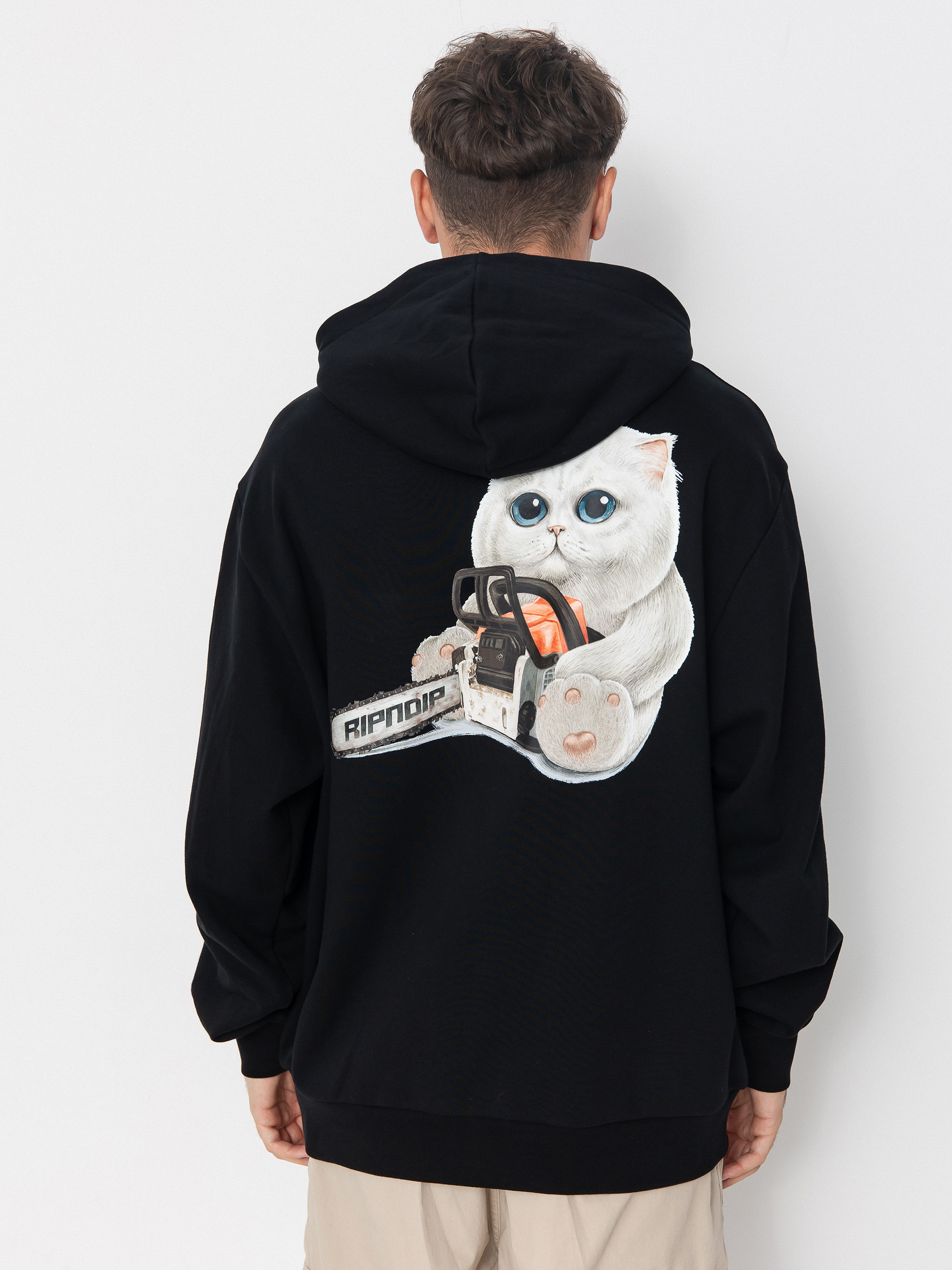 Mikina s kapucí RipNDip Find Out HD (black)