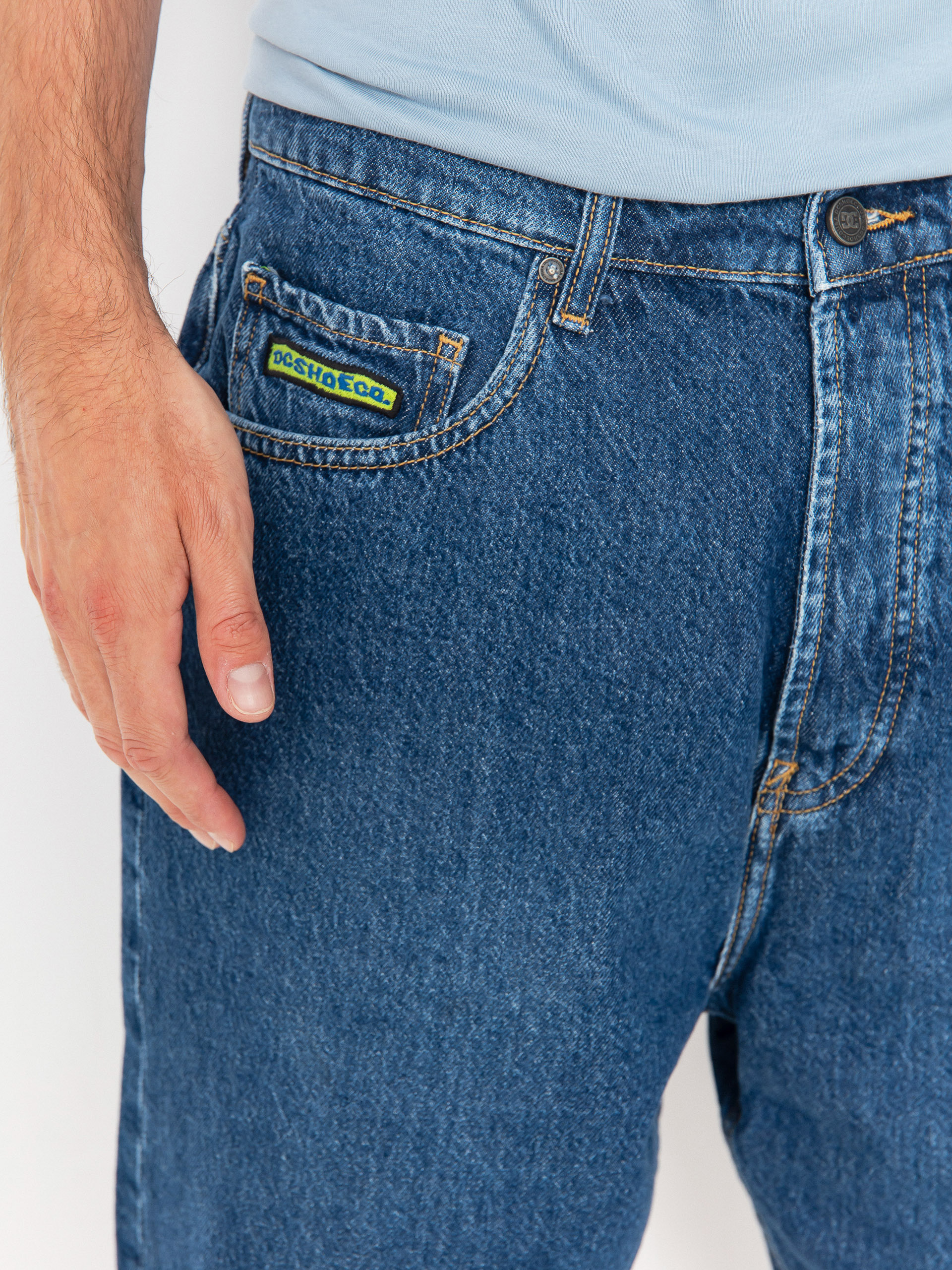 Kraťasy DC Worker Baggy Denim Rsi (stone indigo)