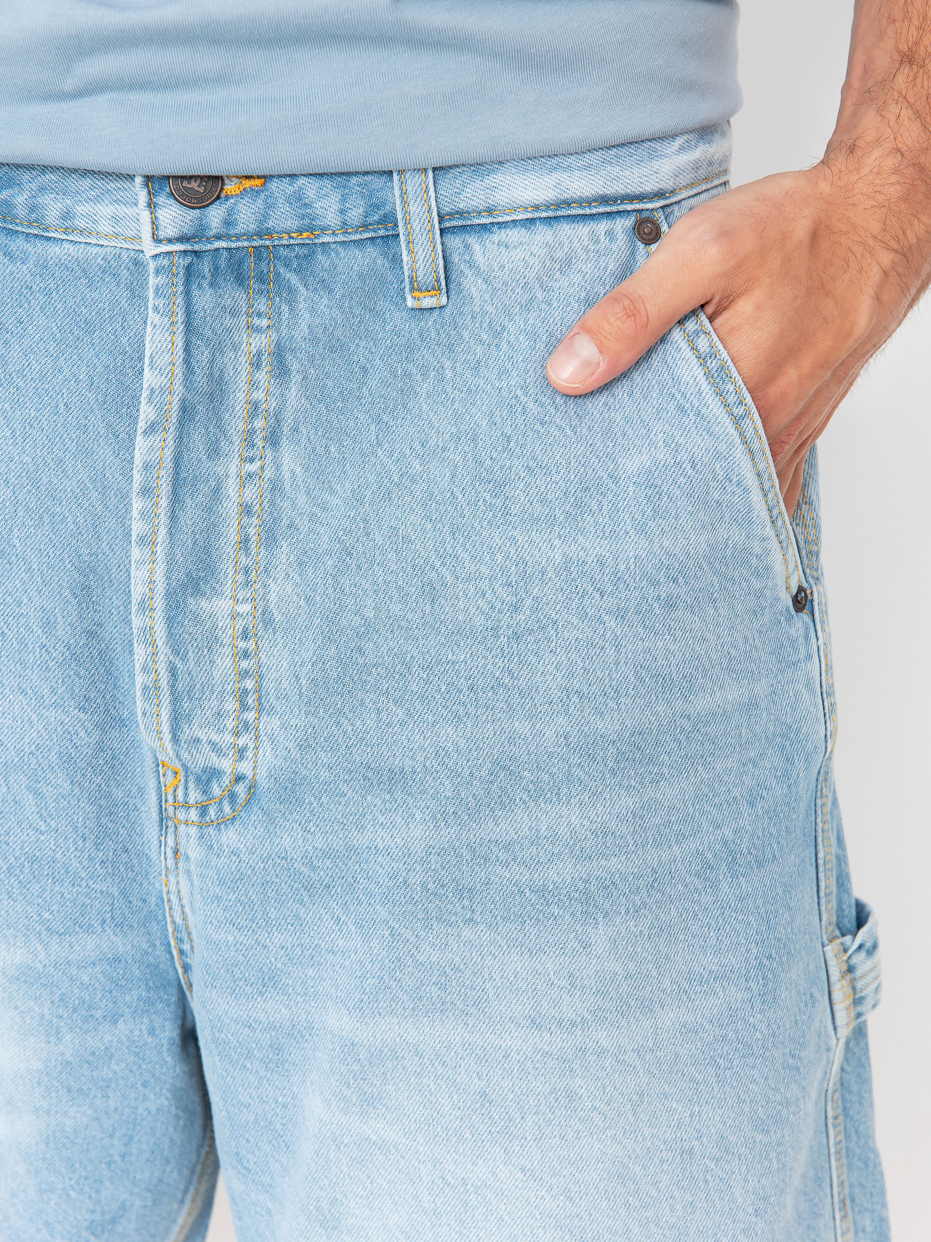 Kraťasy DC Carpenter Baggy Ril (indigo light)