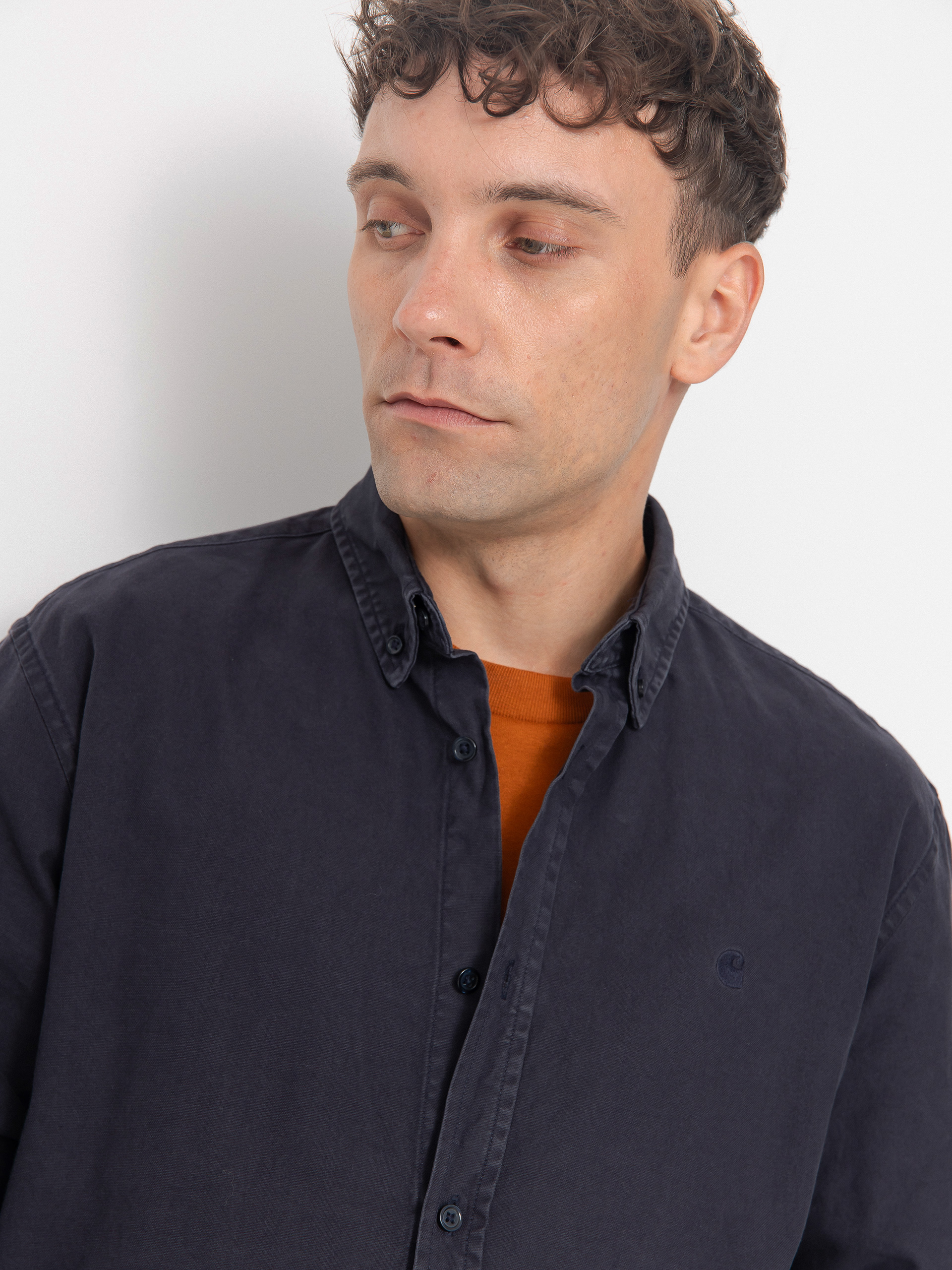 Košile Carhartt WIP Bolton (dark navy)