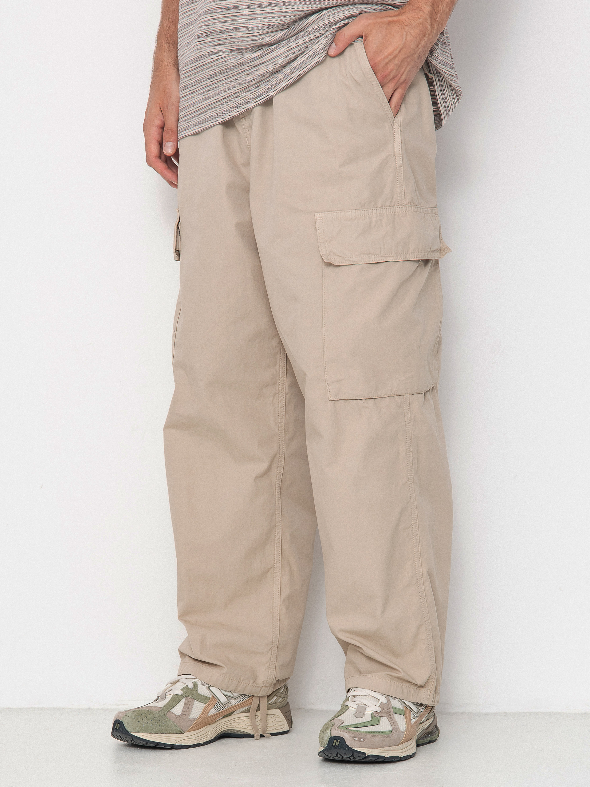 Kalhoty Carhartt WIP Kade Cargo (wall/garment dyed)