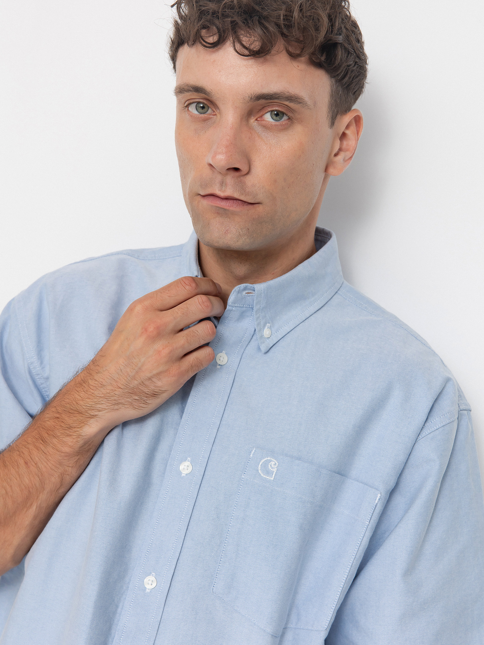 Košile Carhartt WIP Braxton (bleach/wax)