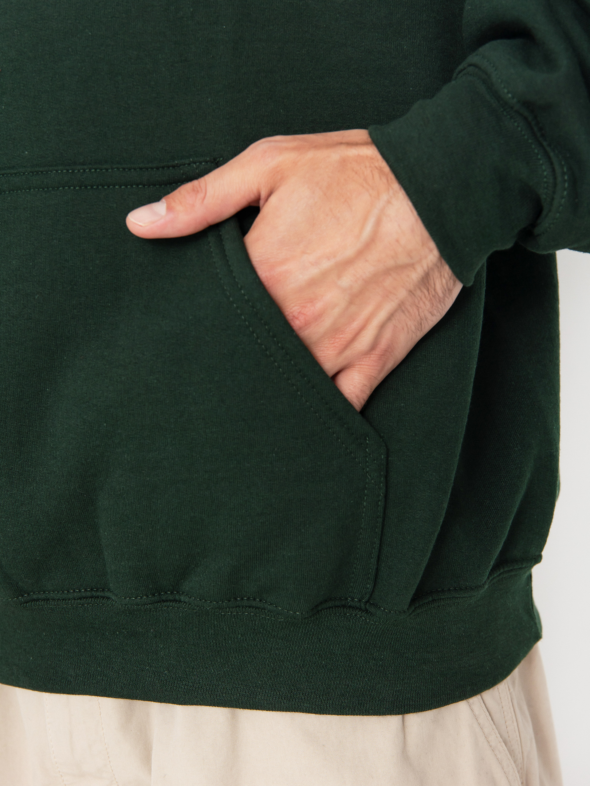 Mikina s kapucí Thrasher Bully HD (forest green)