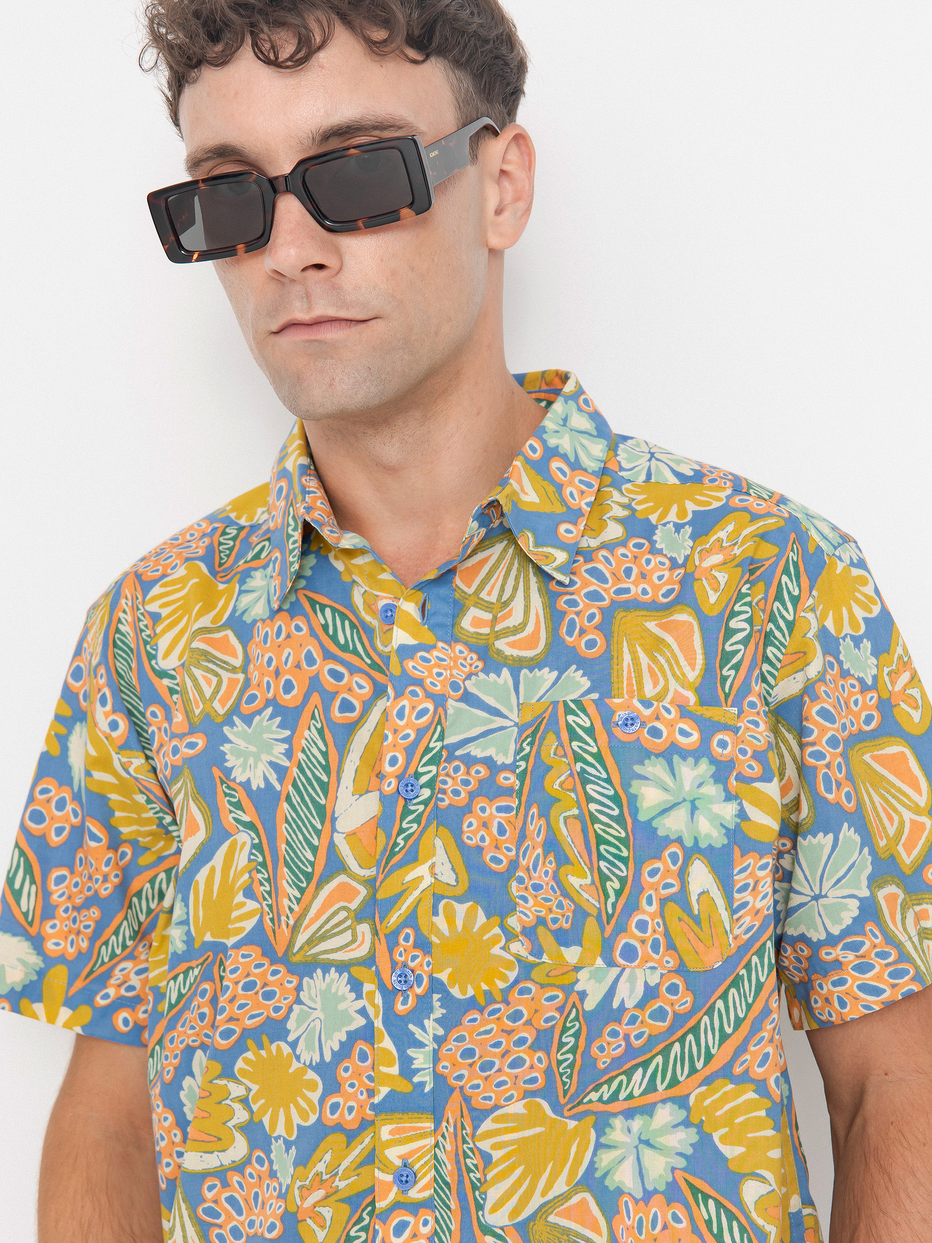 Košile Patagonia Go To (flourish/abundant blue)