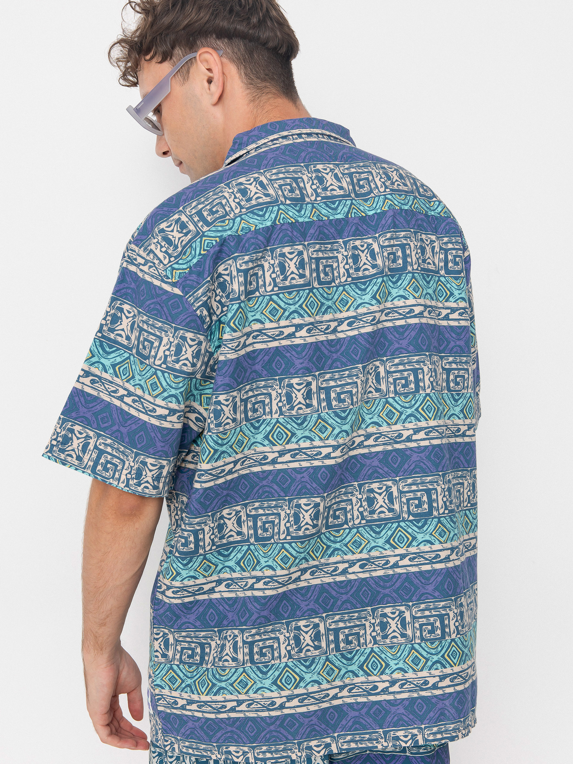 Košile Quiksilver Global Heat (aqua sky global heat)