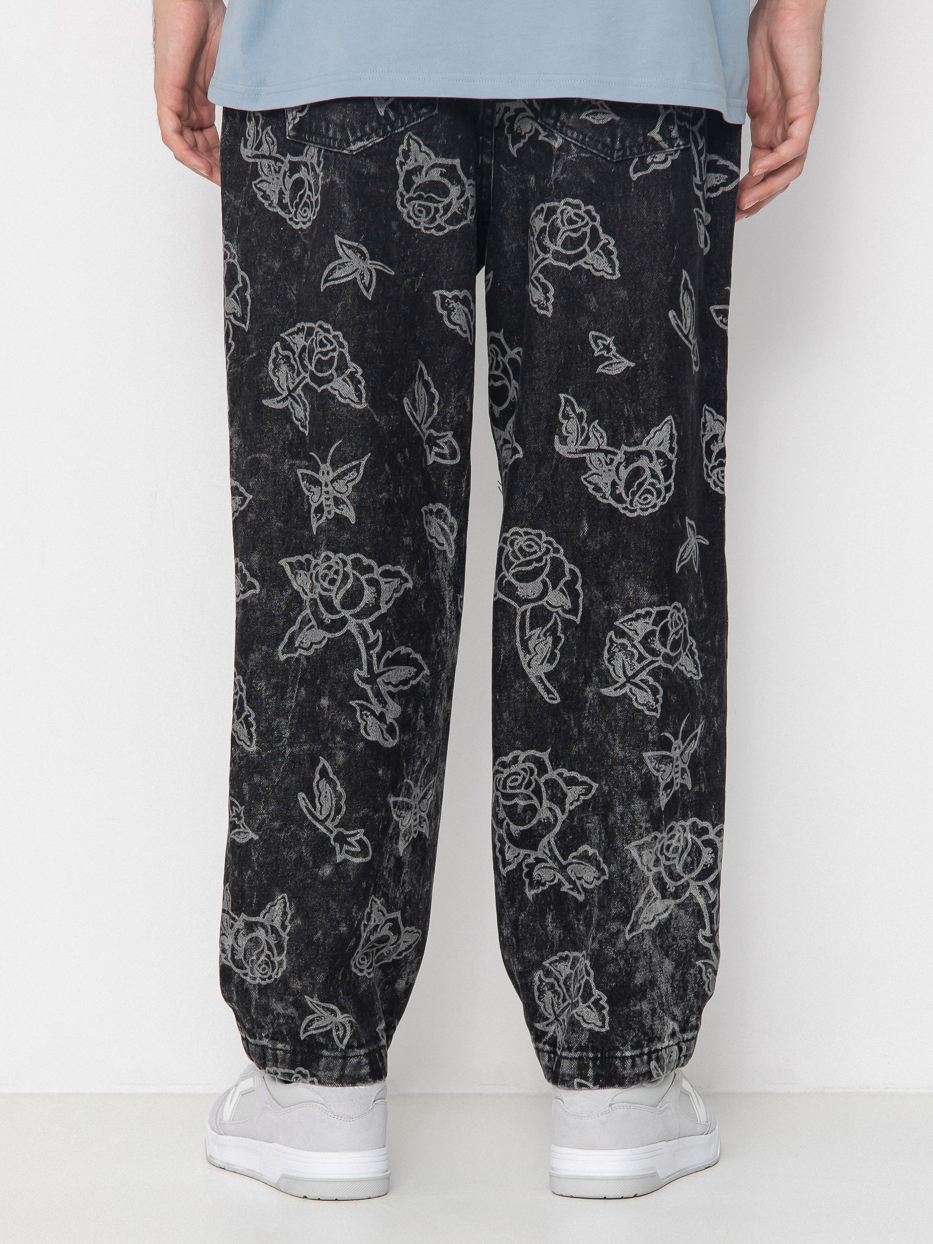 Kalhoty Santa Cruz Big (mono flash roses)