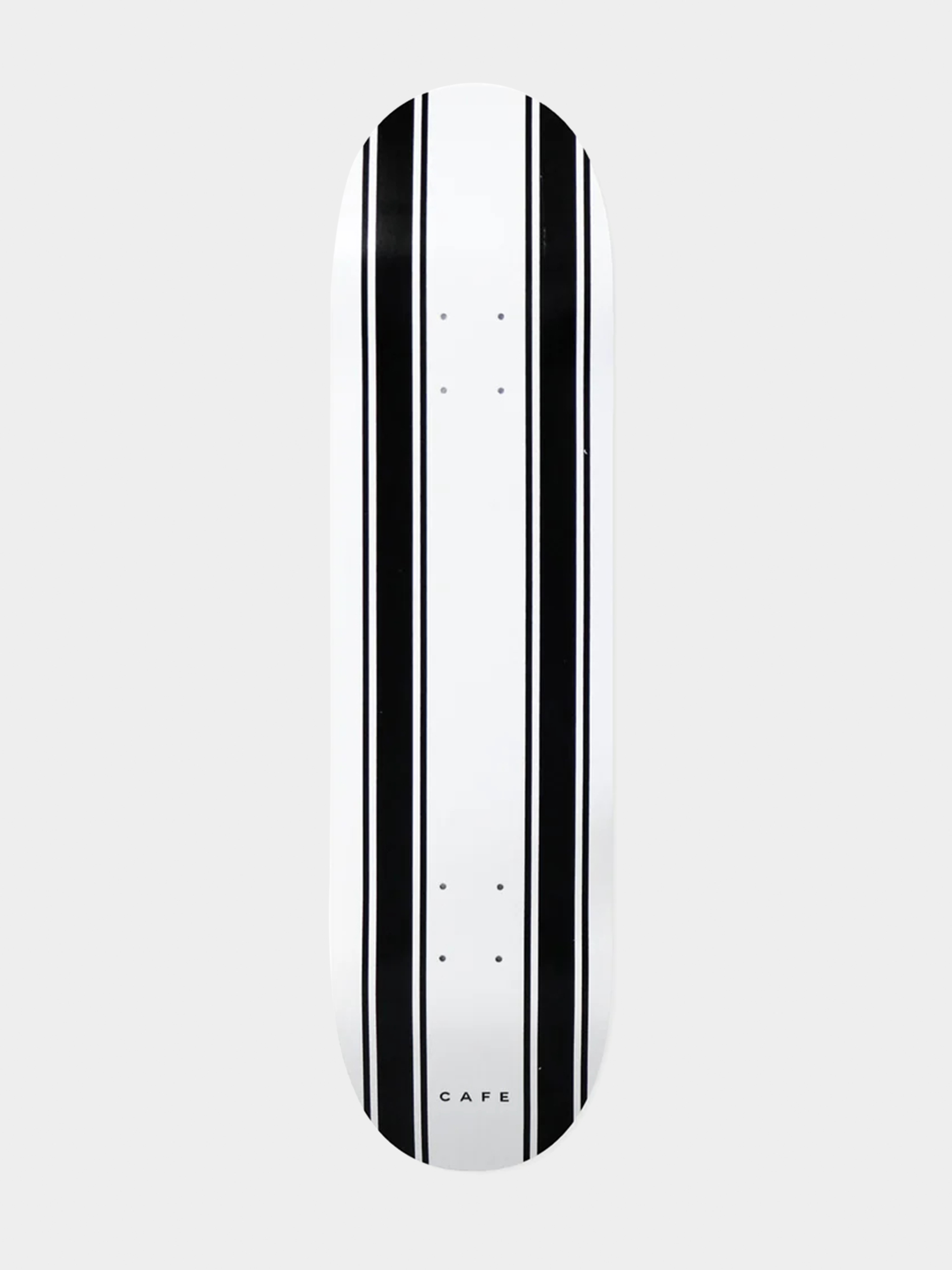 Deska Skateboard Cafe Stripe (white/black)