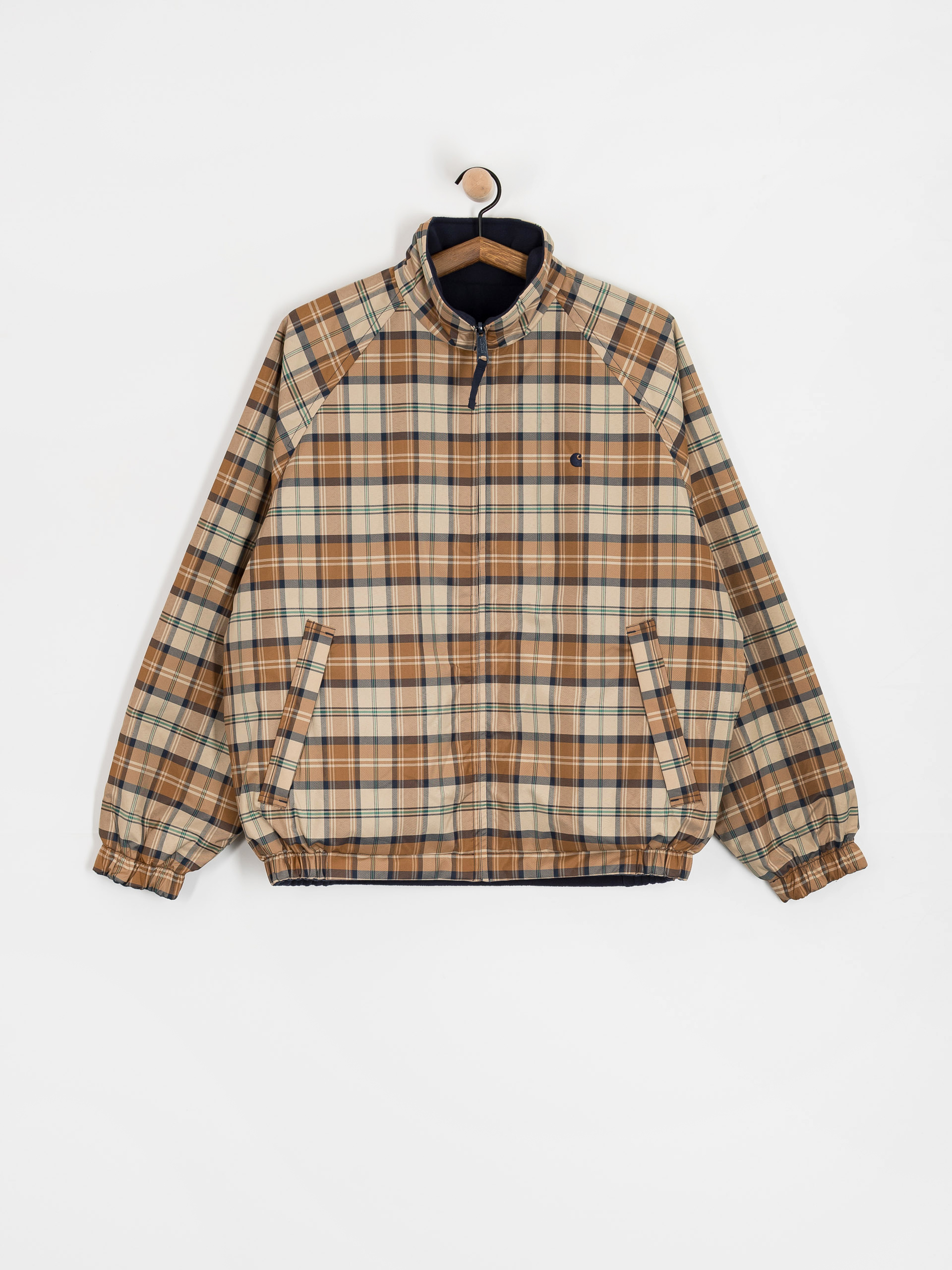 Bunda Carhartt WIP Reversible Planer (planer check/wall/air force blue)