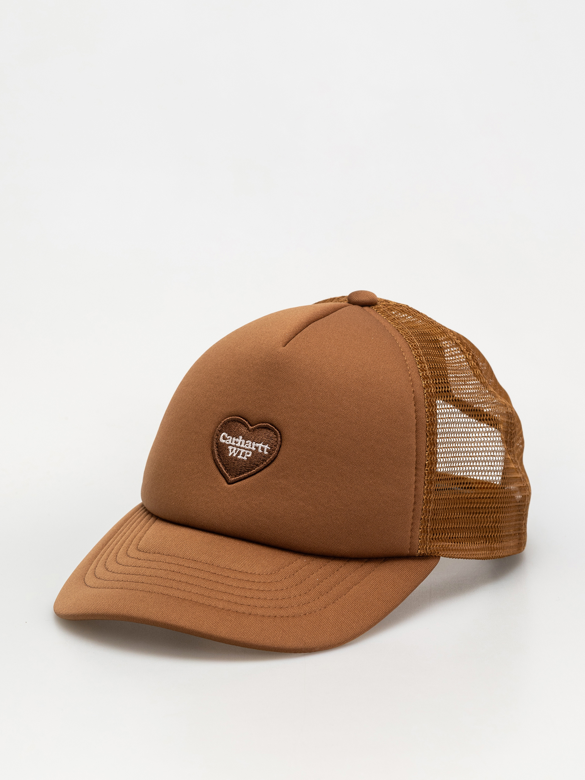 Kšiltovka  Carhartt WIP Heart Patch Trucker (hamilton brown)