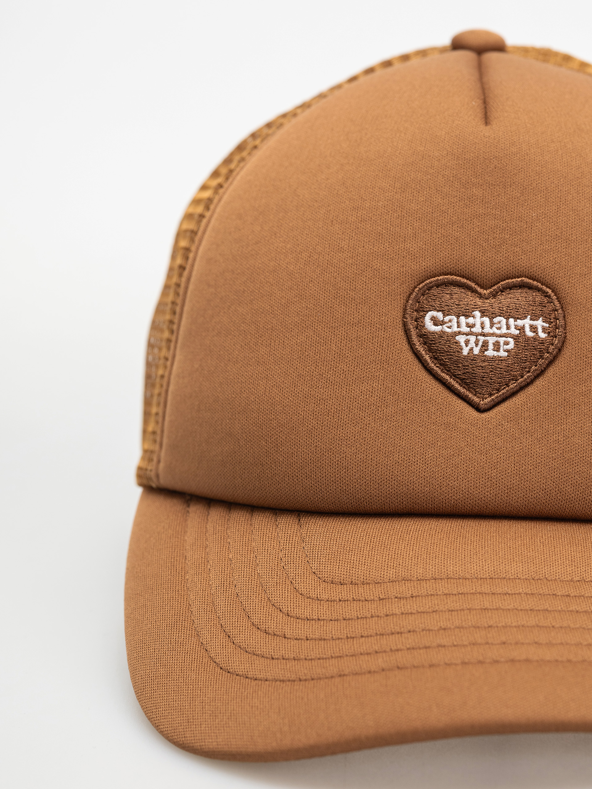 Kšiltovka  Carhartt WIP Heart Patch Trucker (hamilton brown)