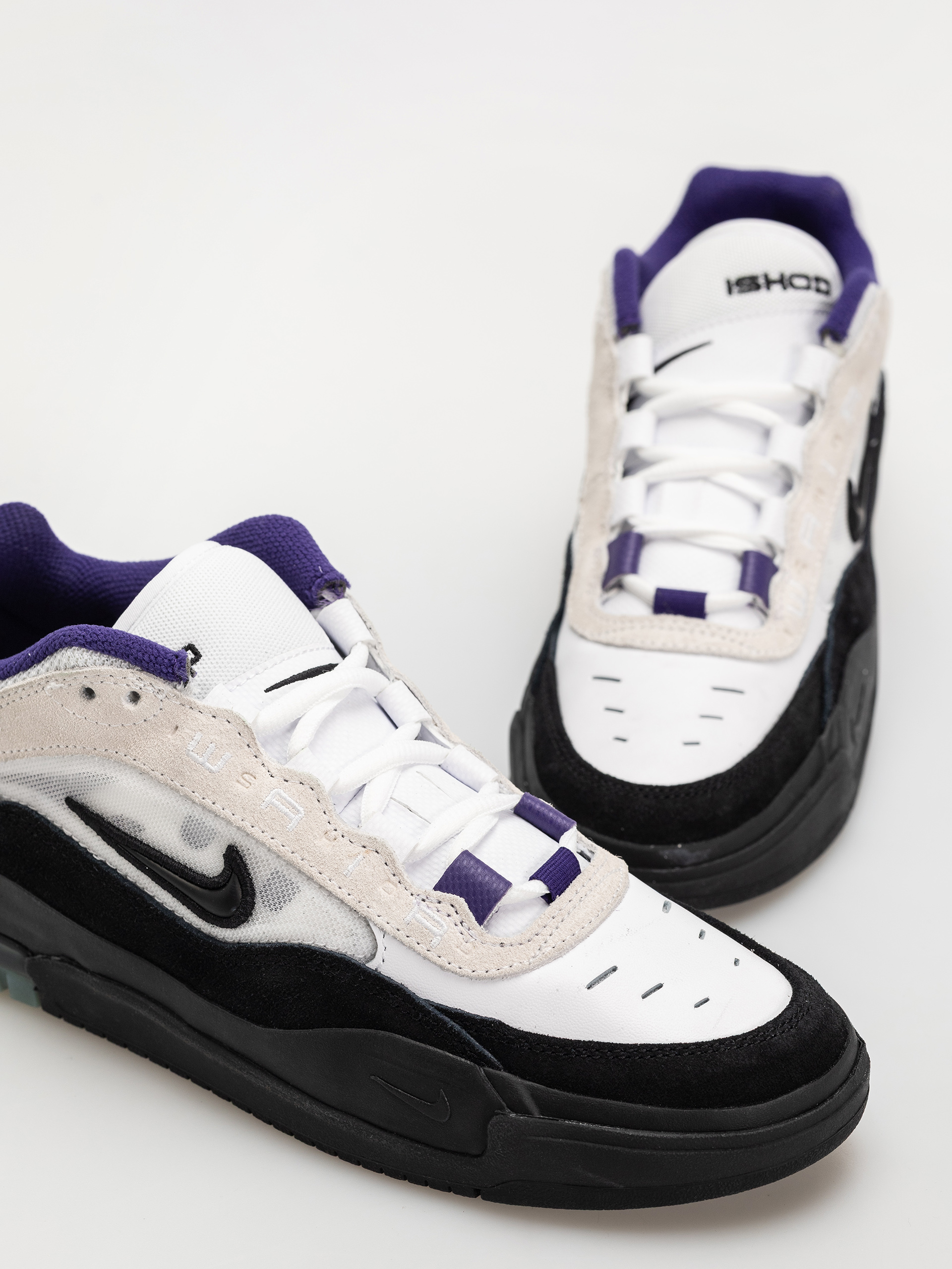 Boty Nike SB Air Max Ishod (white/black court purple black)