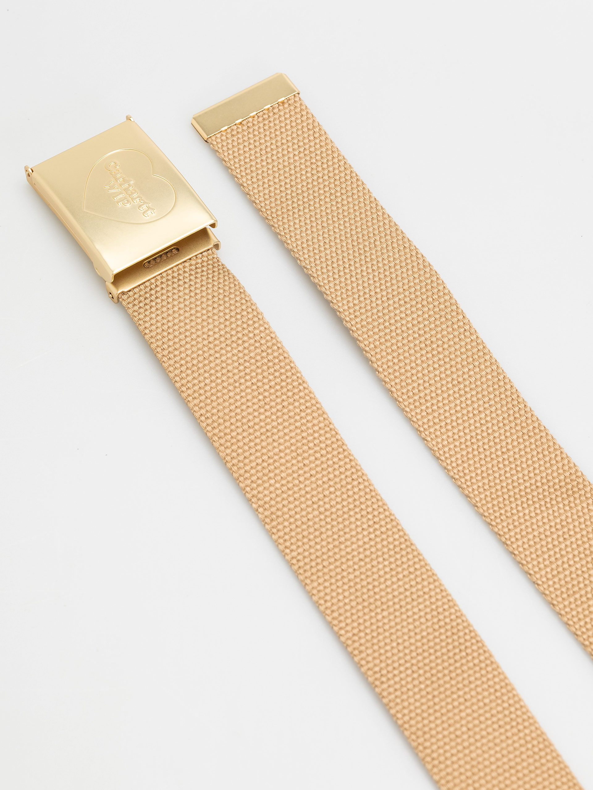 Pásek Carhartt WIP Heart Clip (dusty h brown/gold)