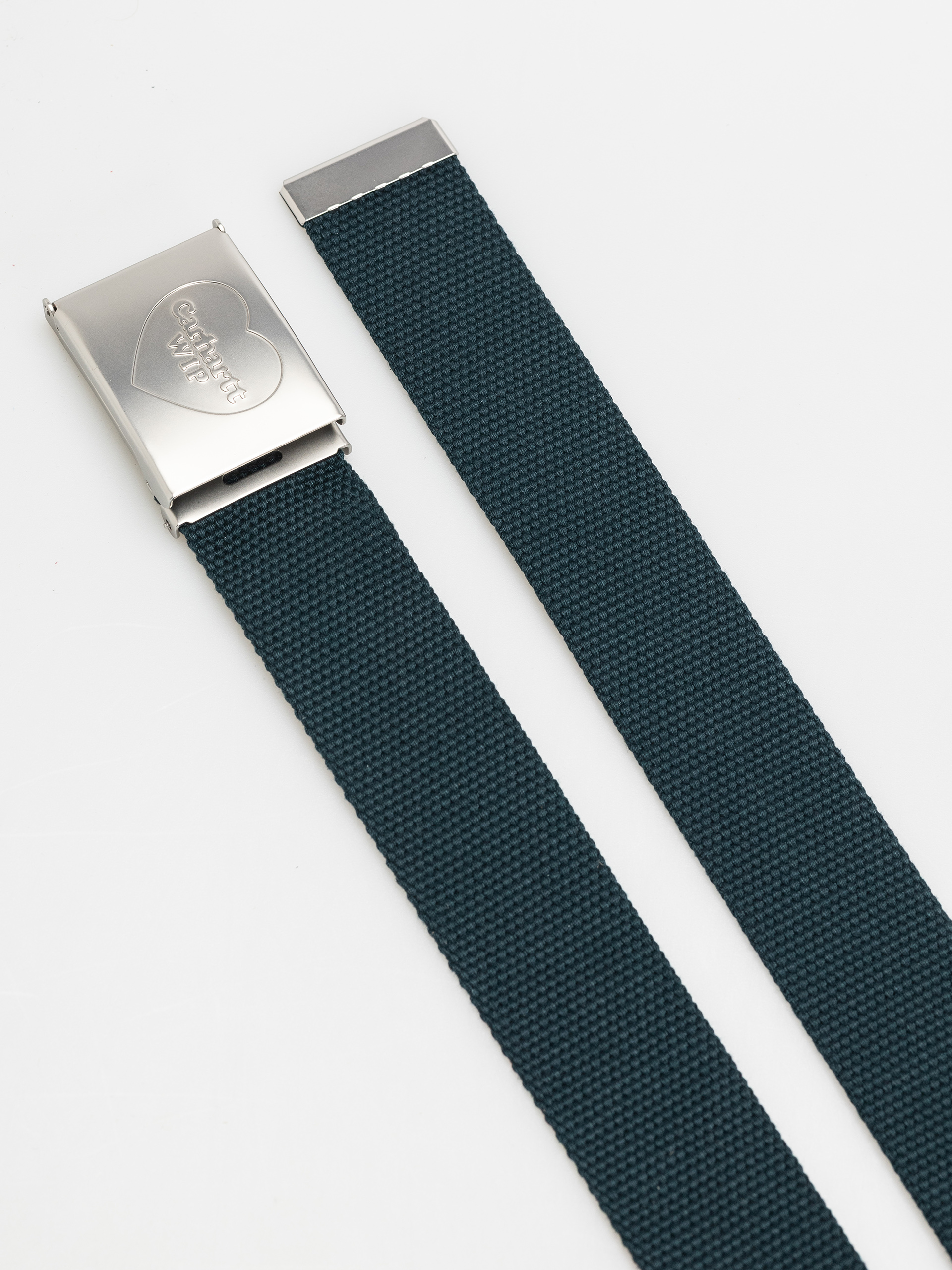 Pásek Carhartt WIP Heart Clip (deep lagoon/silver)