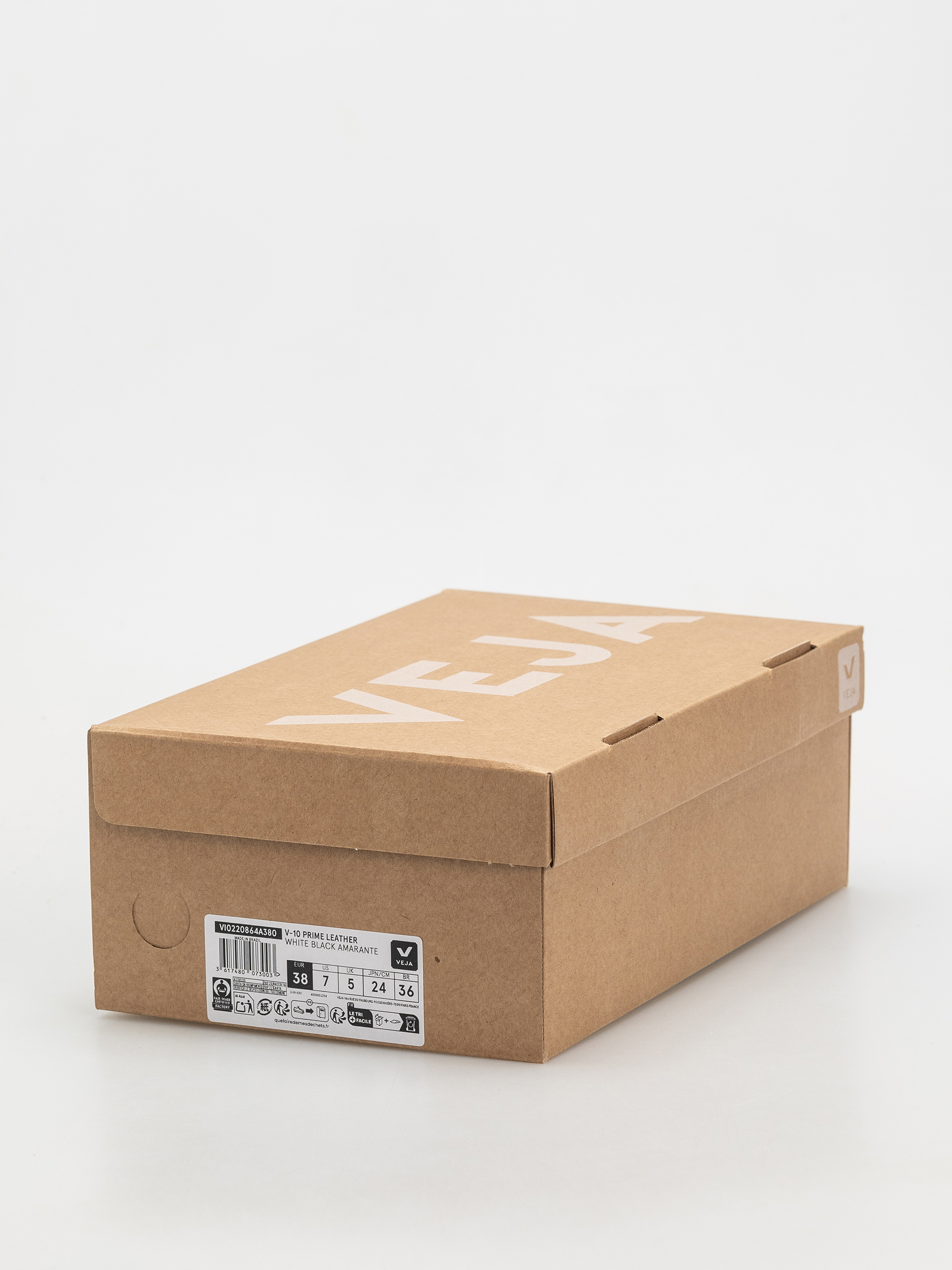 Boty Veja V-10 Wmn (white black amarante)