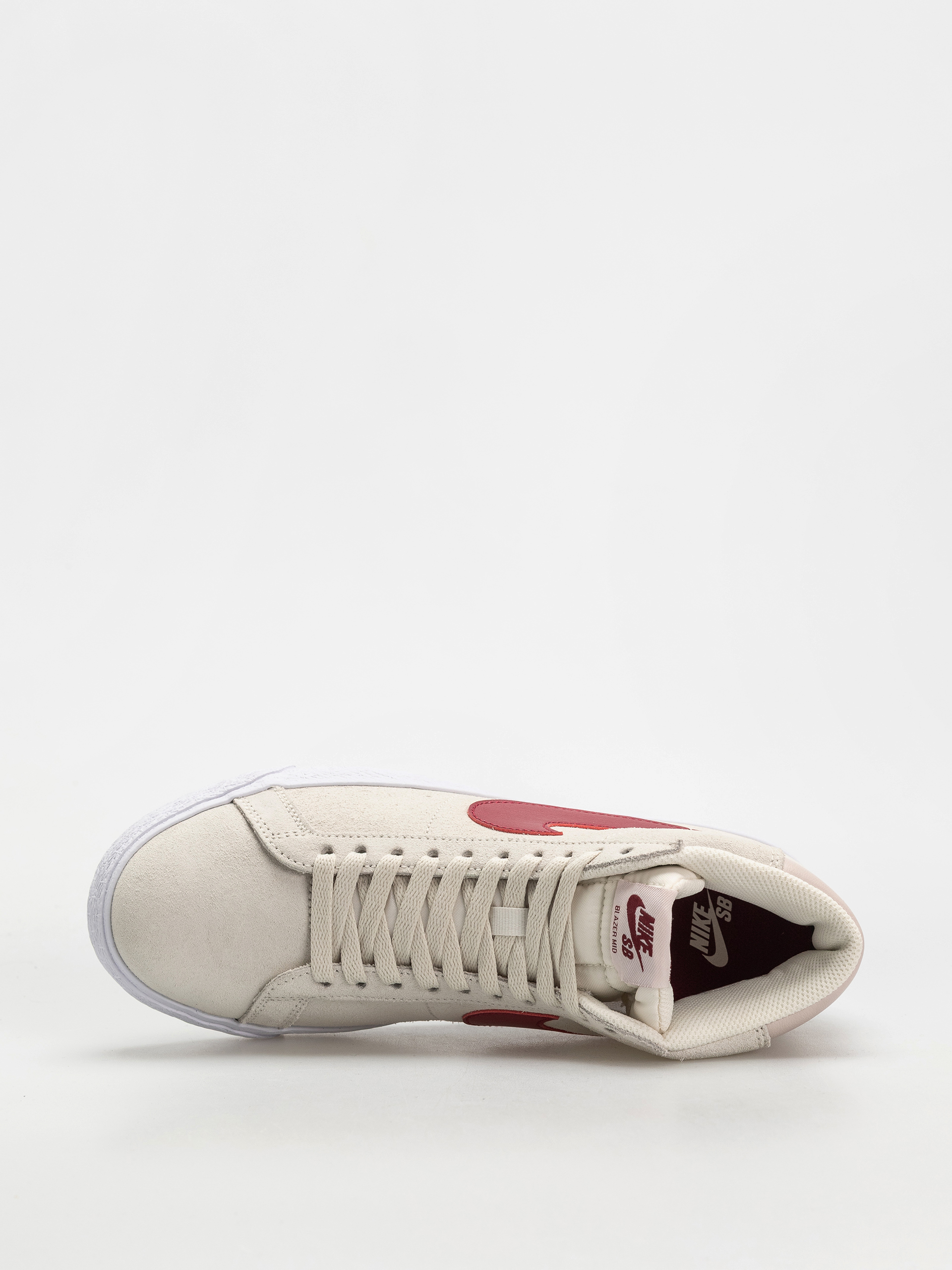 Boty Nike SB Zoom Blazer Mid (pale ivory/noble red silt red white)
