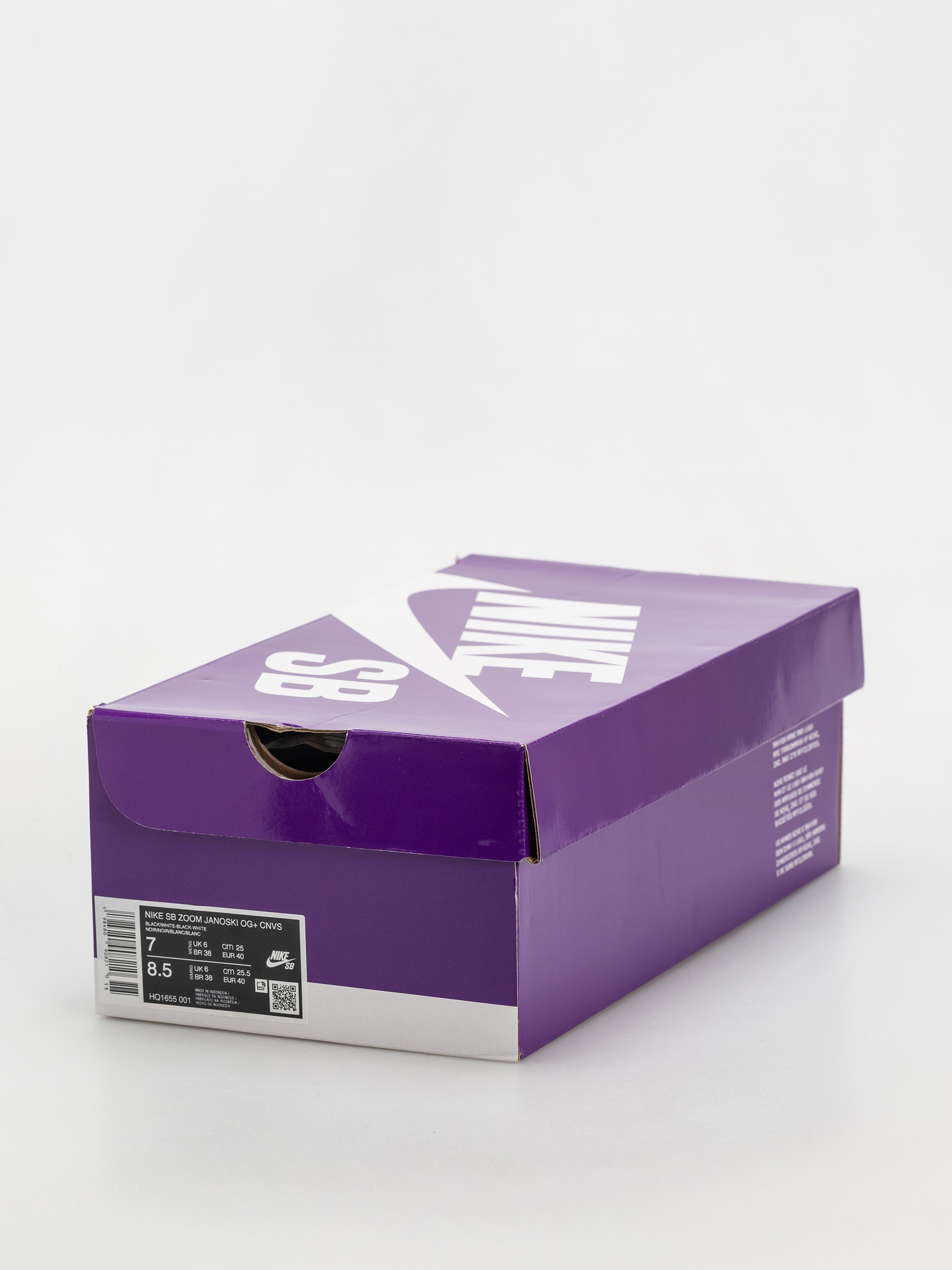 Boty Nike SB Zoom Janoski Og+ Canvas (black/white black white)