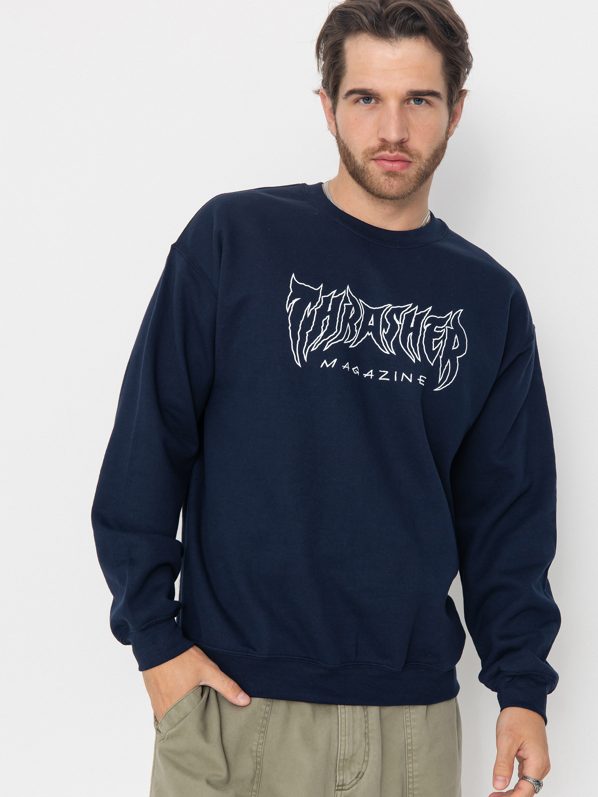 Mikina Thrasher Metal (navy)