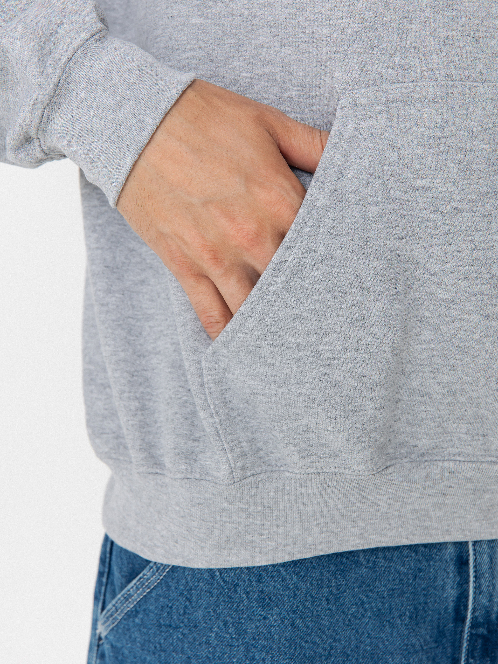 Mikina s kapucí Thrasher Who Cares By Neckface HD (grey)