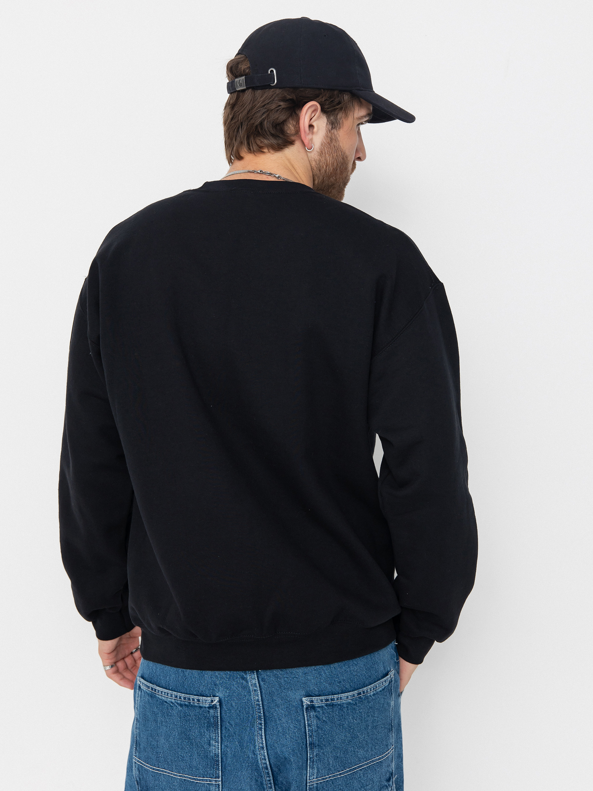 Mikina Thrasher Who Cares By Neckface (black)