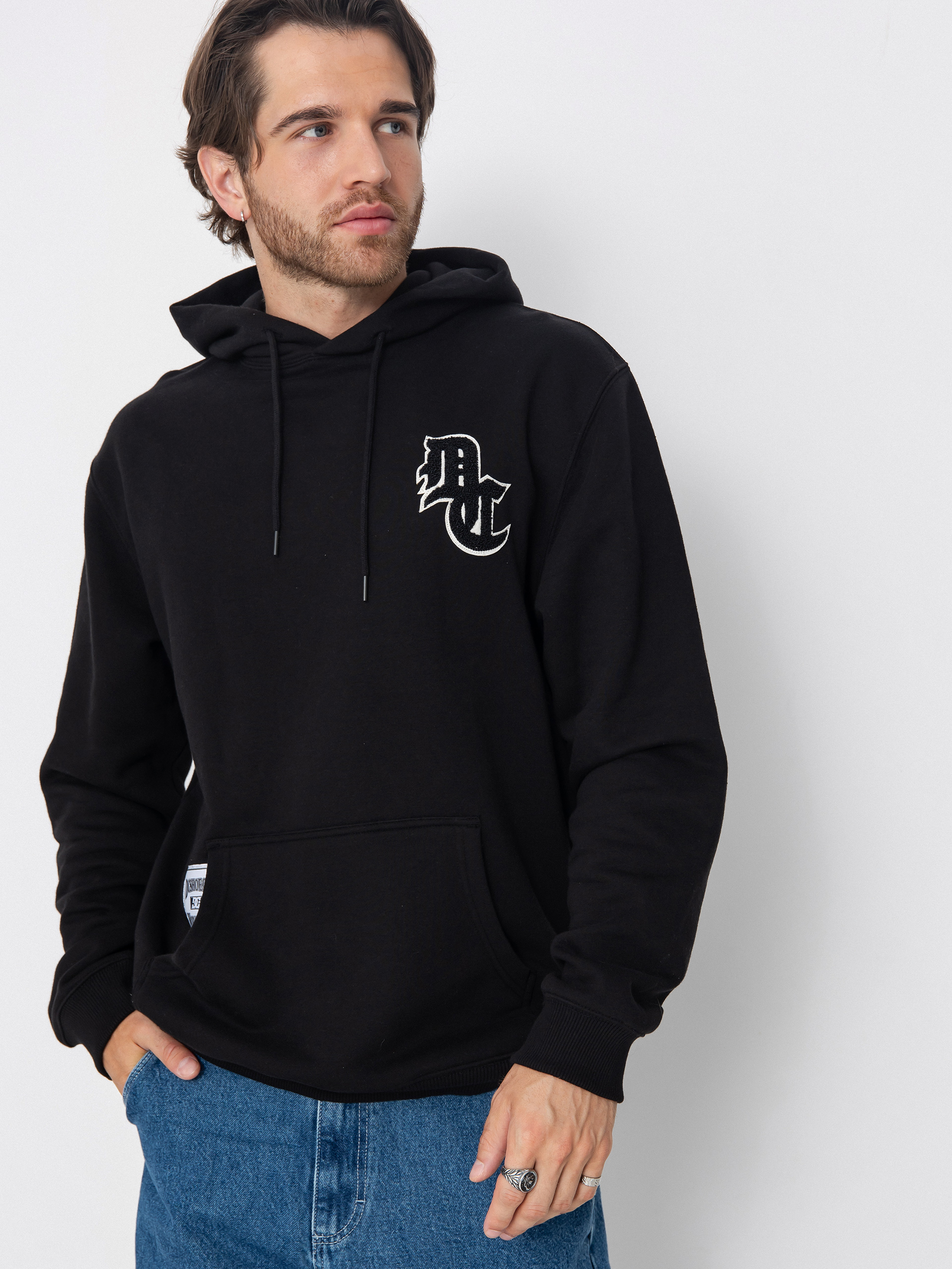 Mikina s kapucí DC Bullpen HD (black)
