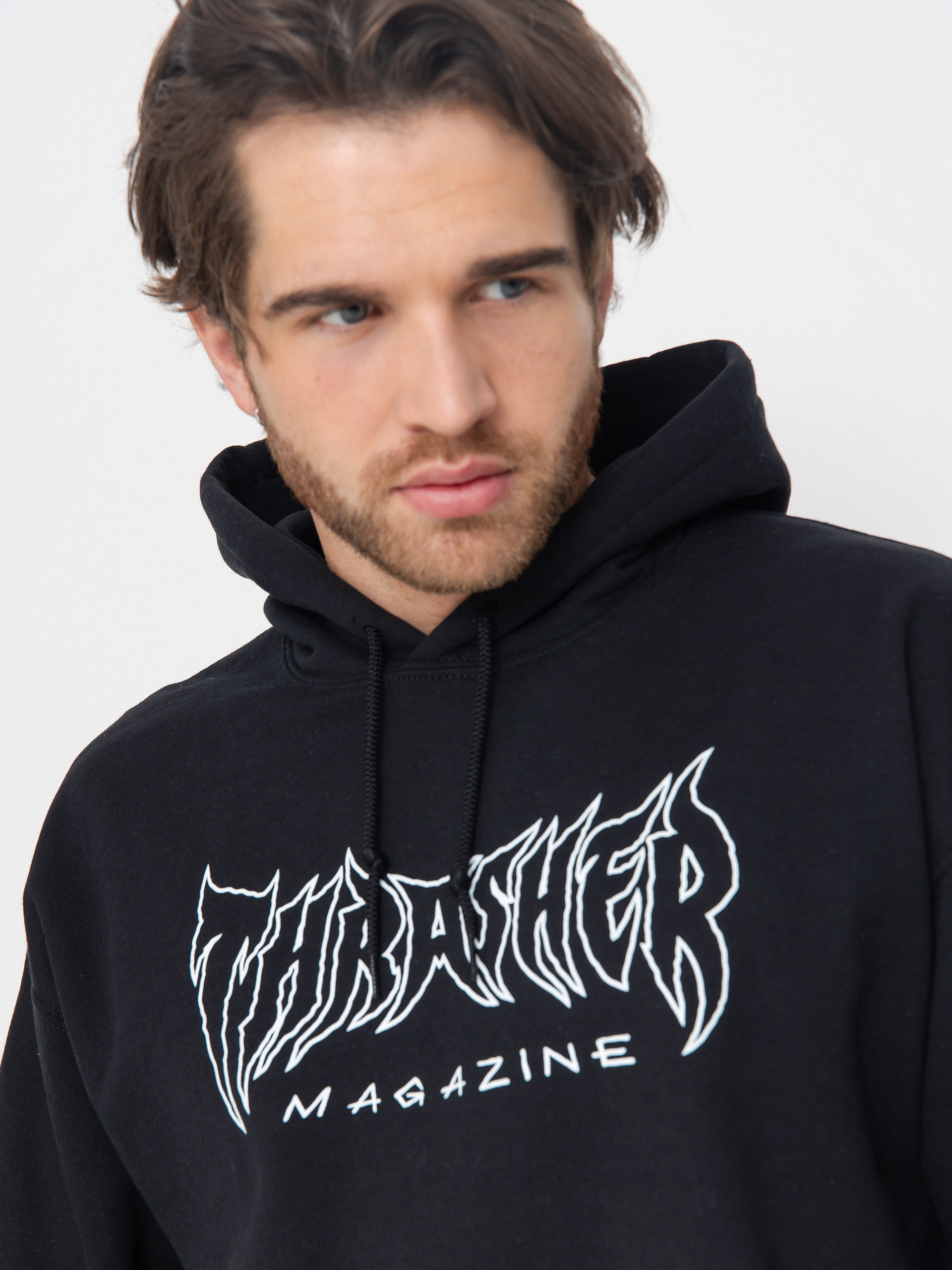 Mikina s kapucí April Skateboards Stars ZHD (brown)