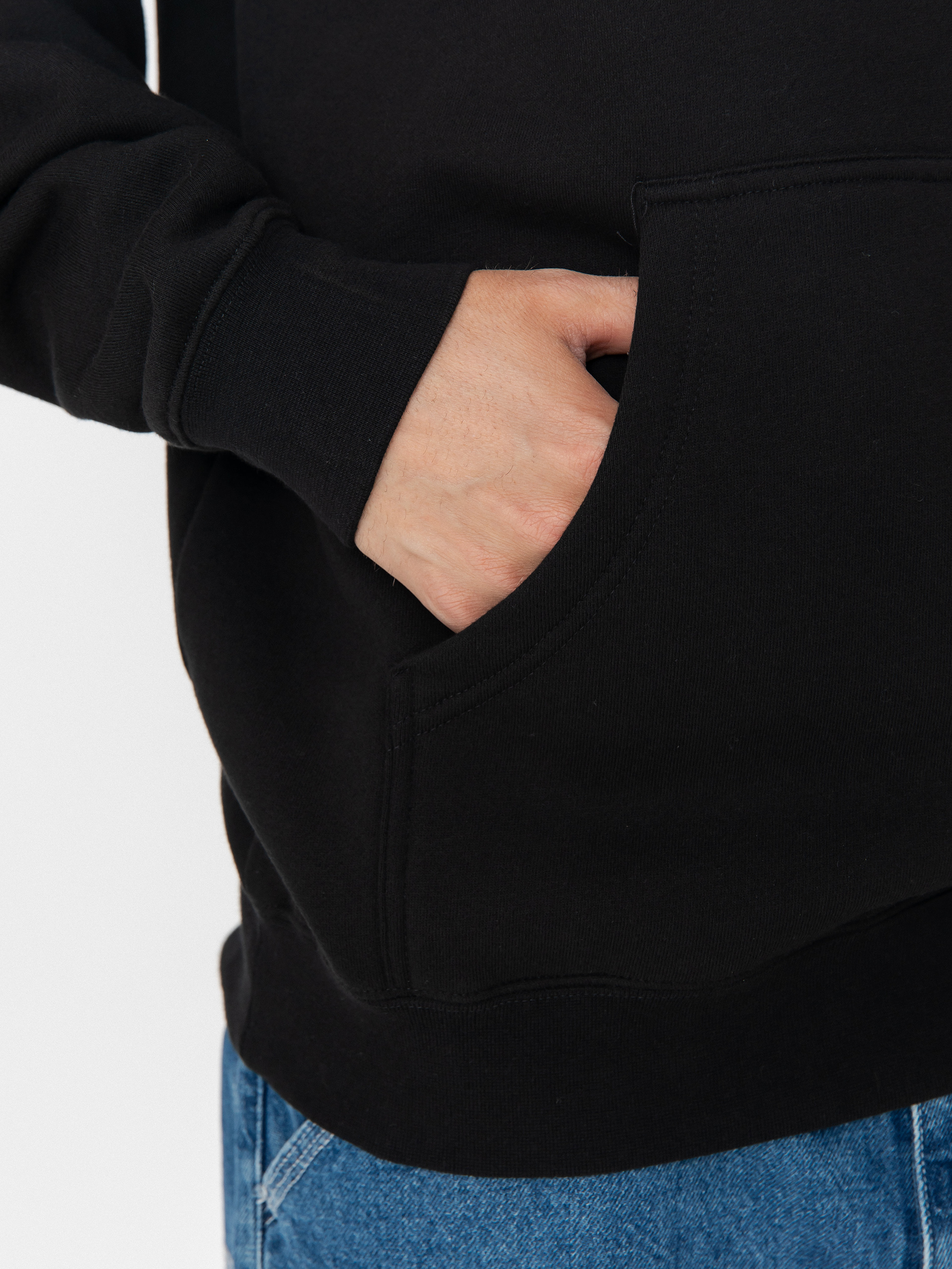 Mikina s kapucí Antihero Carnales Reposado HD (black w/pale yellow prints)