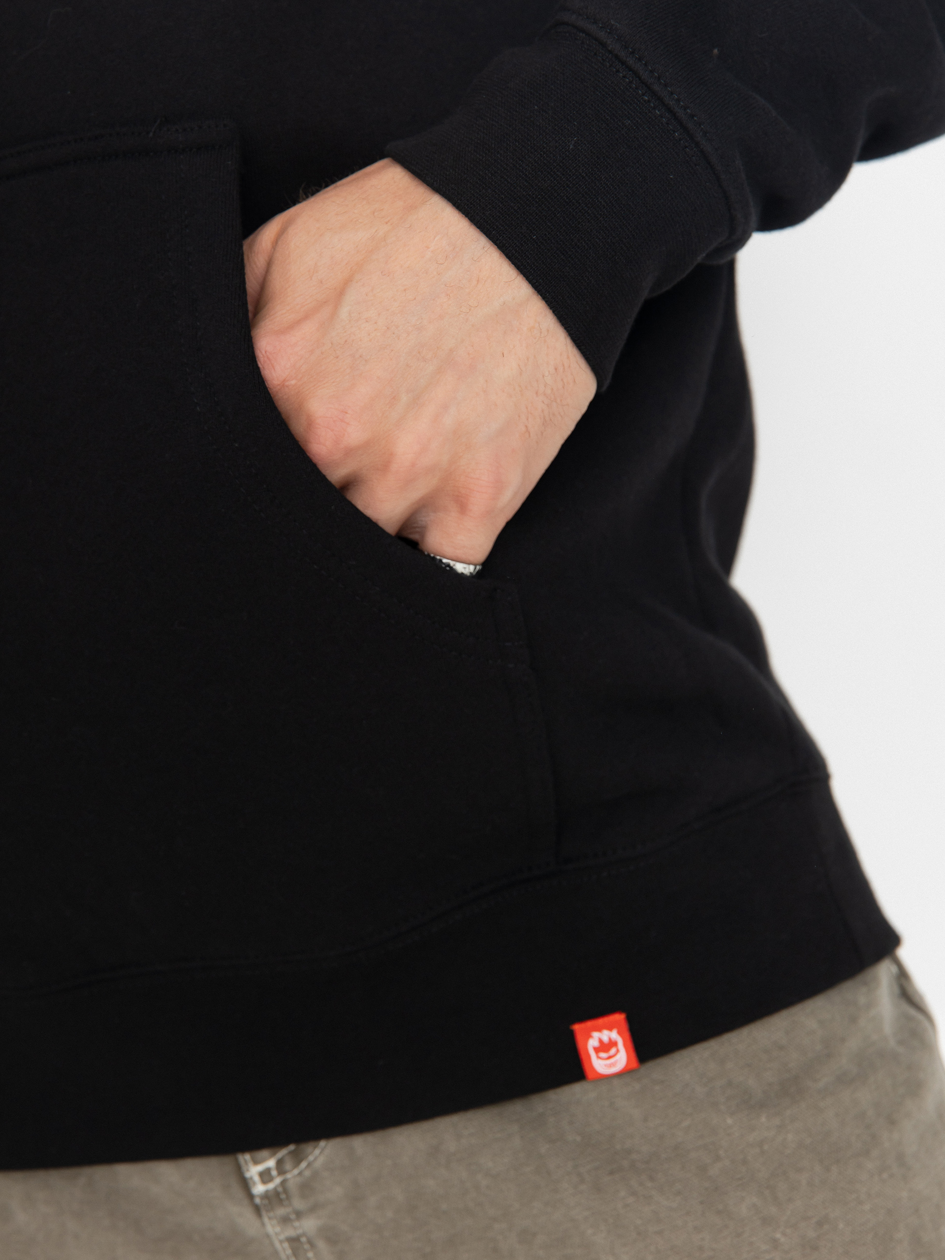 Mikina s kapucí Spitfire Atlantic Drift Jelly Classic HD (black)