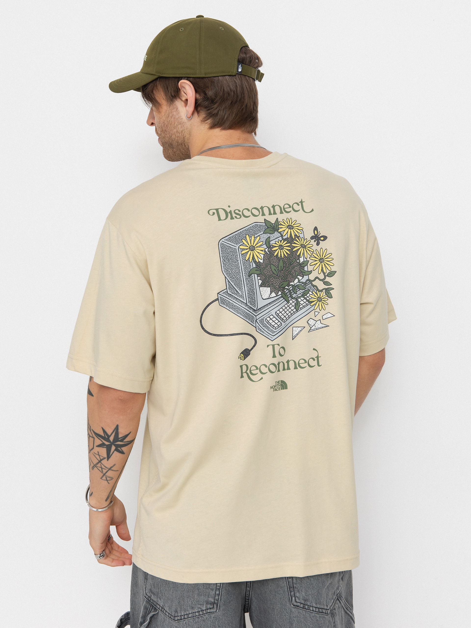 Triu010dko The North Face Connected Relaxed Graphic (gravel)