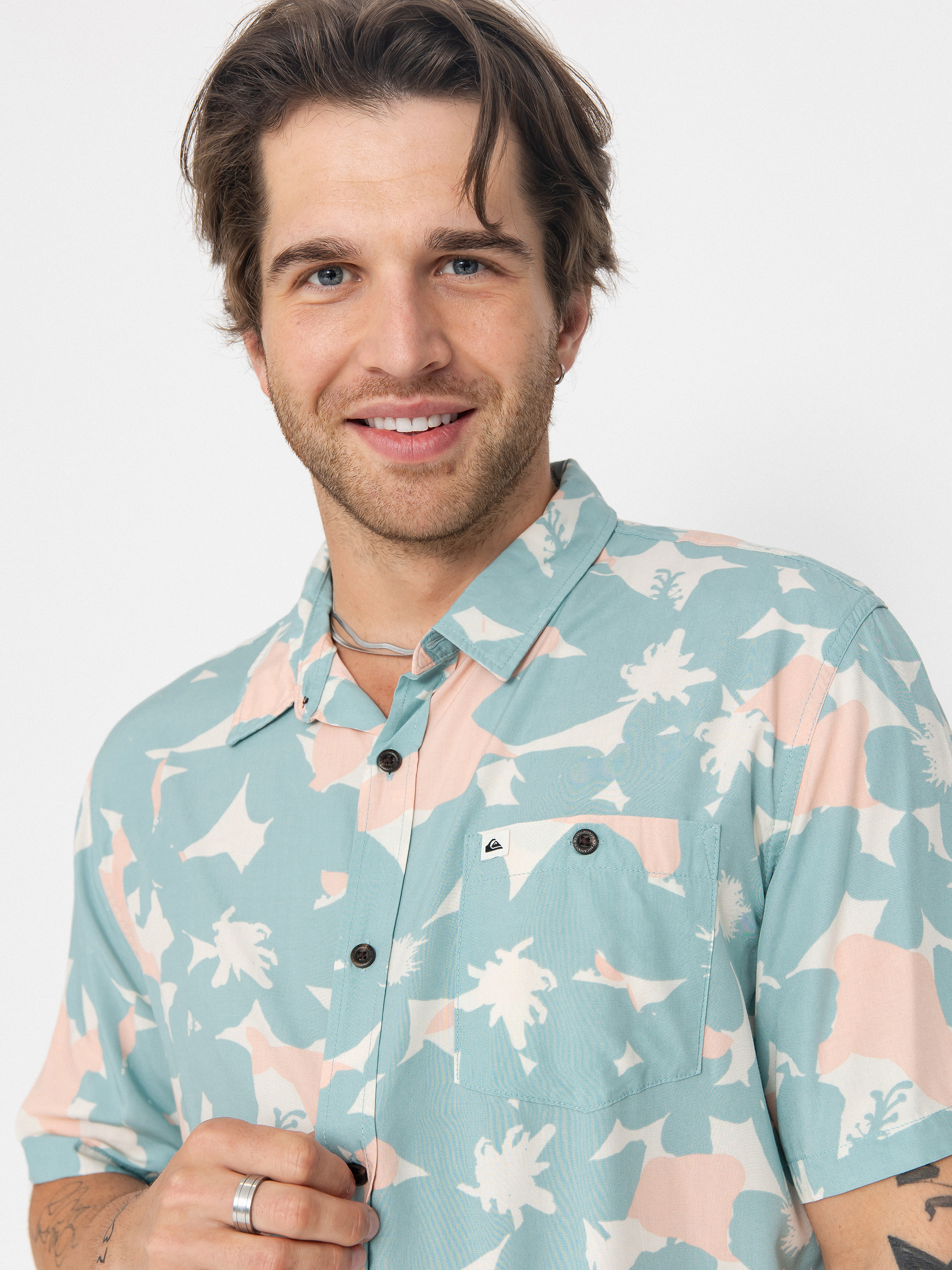 Košile Quiksilver Safe Paradise (aquifer handtman)