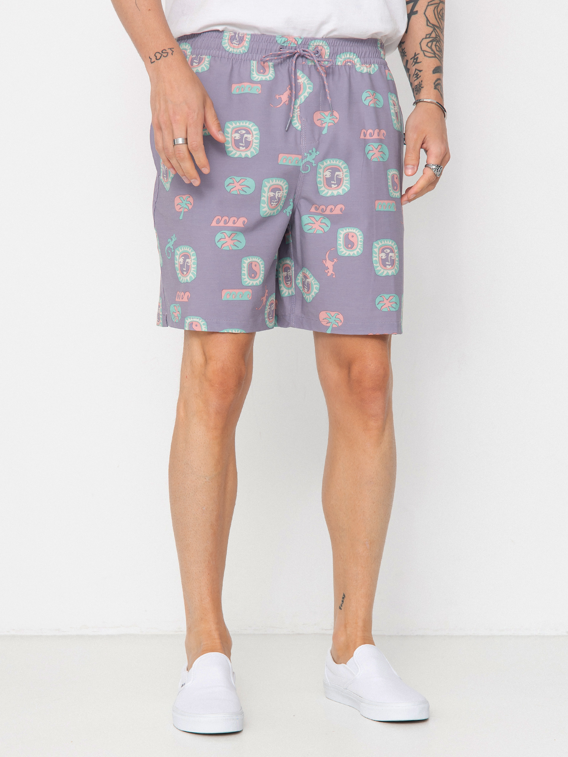 Kraťasy Billabong Wasted Times (purple ash)