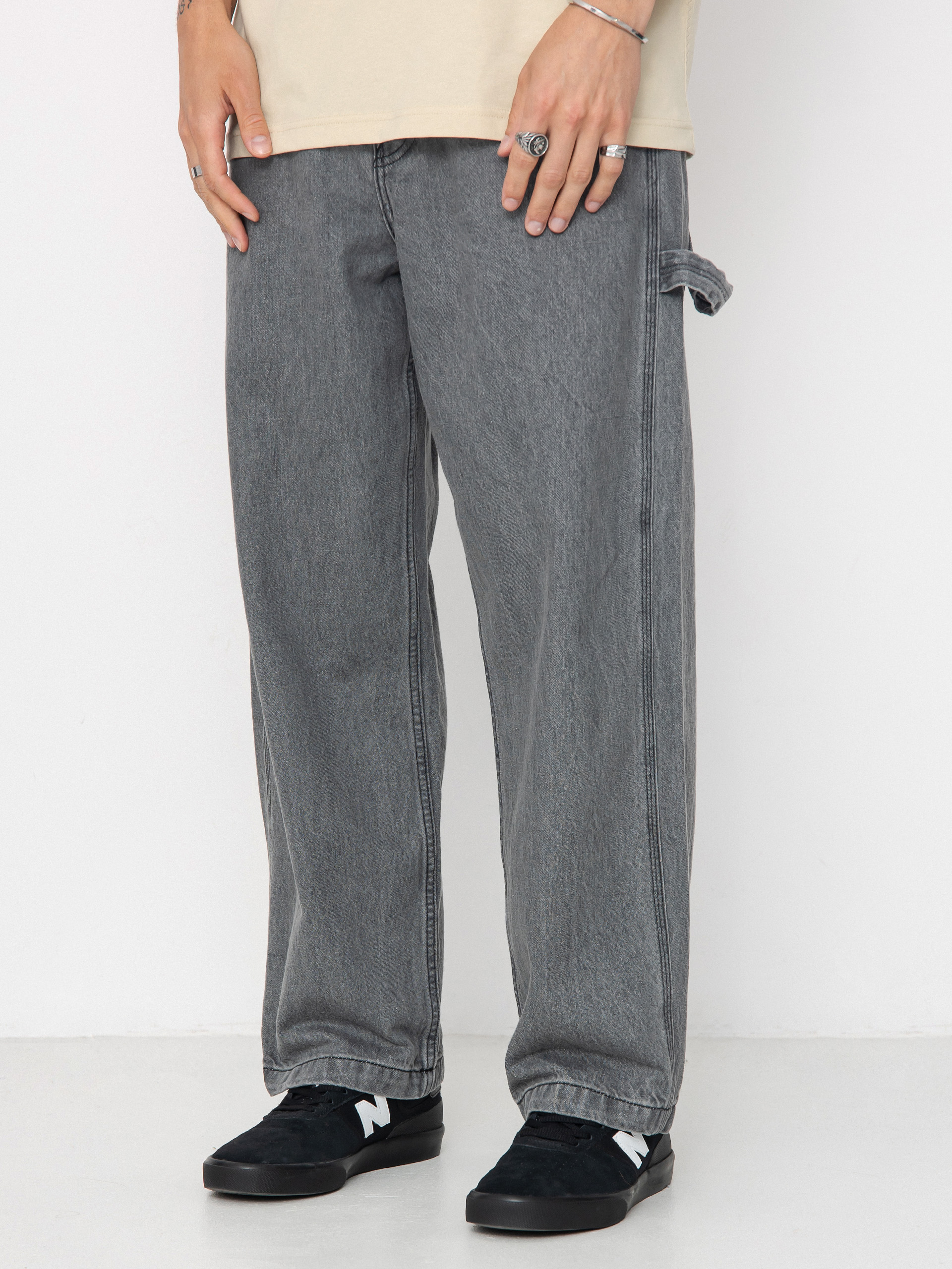 Kalhoty DC Worker Baggy Carpenter Rmg (medium grey)