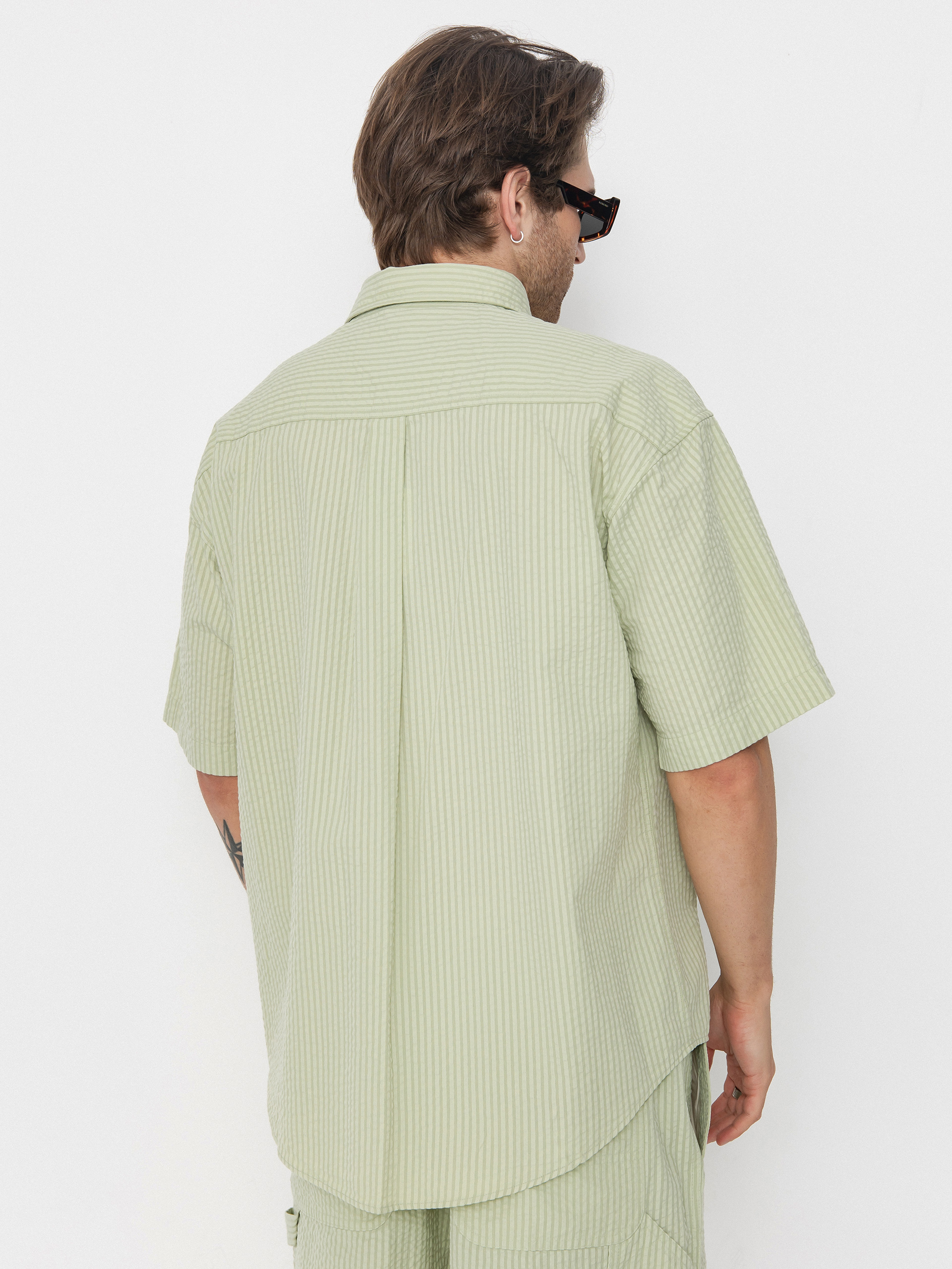 Košile Carhartt WIP Toland (toland stripe/pale olive)