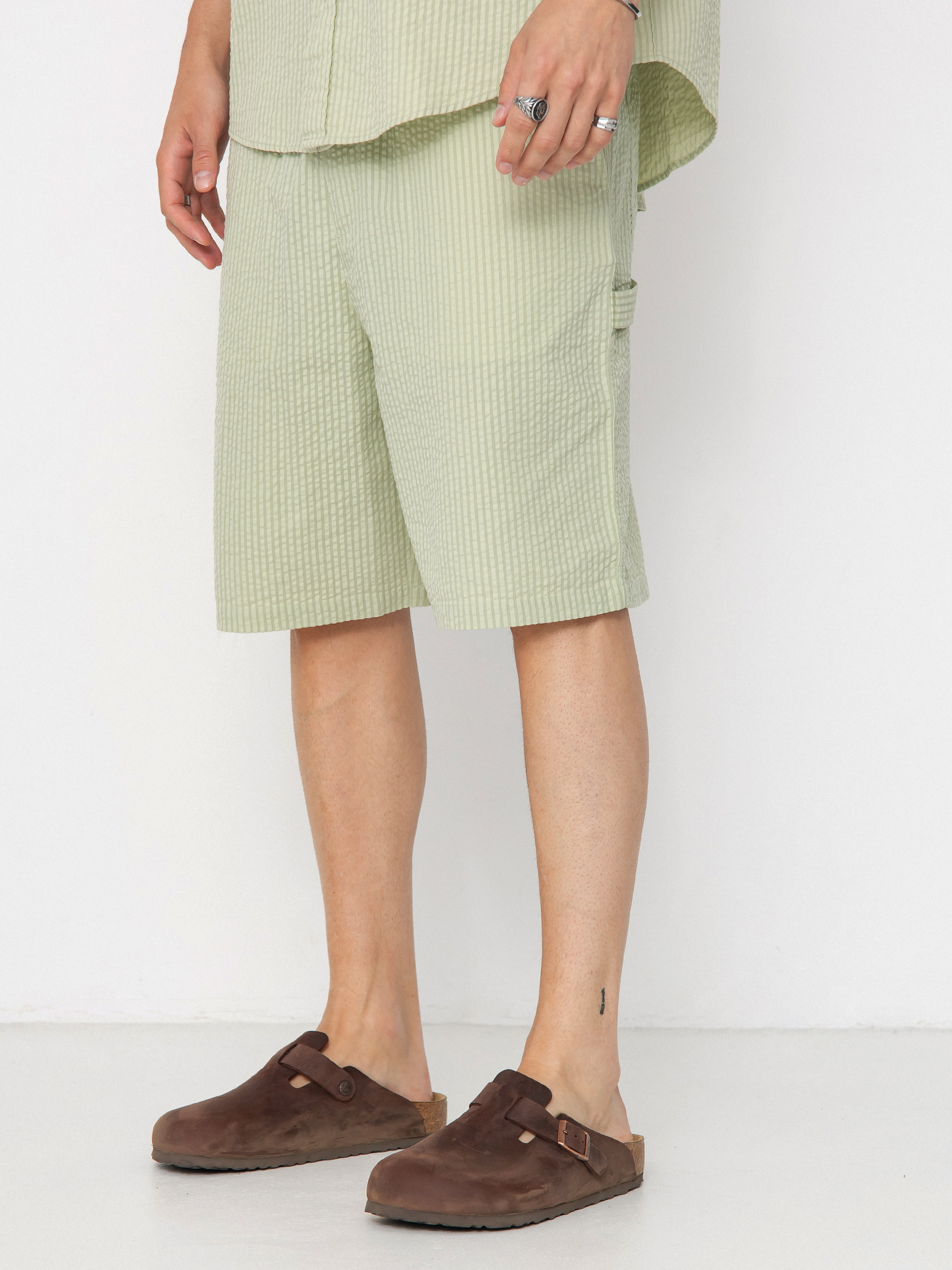 Krau0165asy Carhartt WIP Toland (toland stripe/pale olive)